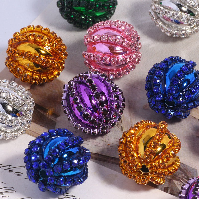 FS6558-About 18MM Fancy Pumpkin Beads For Beadable Pen Keychain Jewelry Making Zoe's DIY Shop