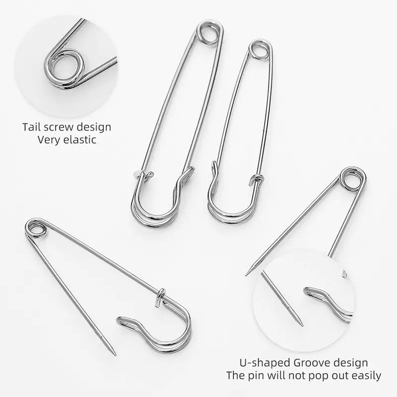 FS6019-38mm*10mm  Big Head Safety Pin Zoe's DIY Shop