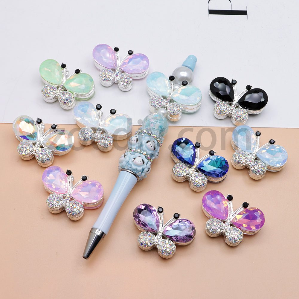 FS1619-36MM 비즈펜 비즈에 맞는 나비 모양의 금속 비즈