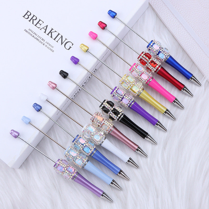 Mixed Color Creative Bright Diamond Diy Sparkling Beadable Pens