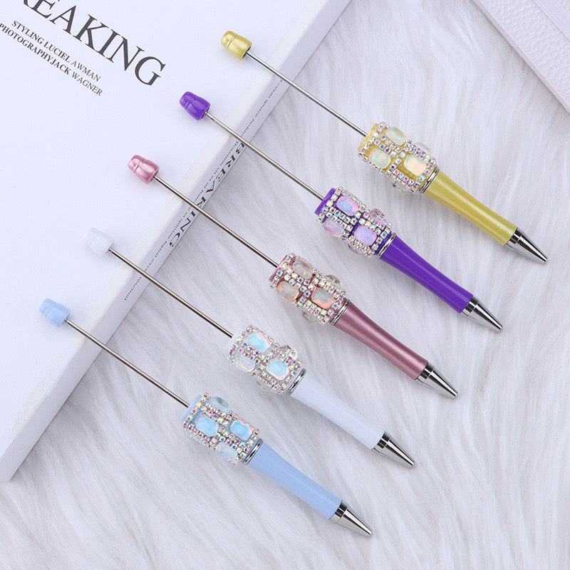 Mixed Color Creative Bright Diamond Diy Sparkling Beadable Pens