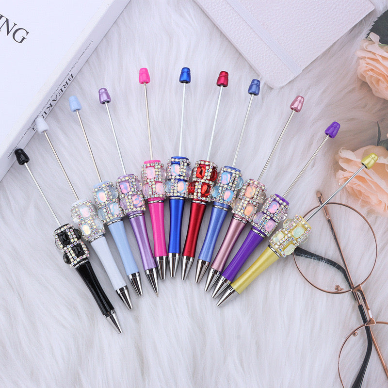 Mixed Color Creative Bright Diamond Diy Sparkling Beadable Pens