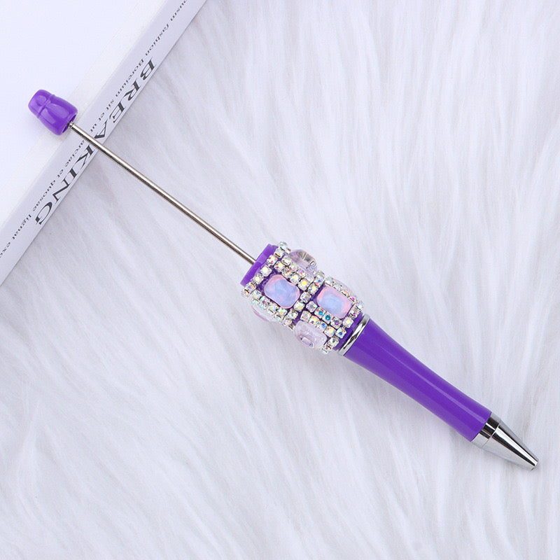 Mixed Color Creative Bright Diamond Diy Sparkling Beadable Pens