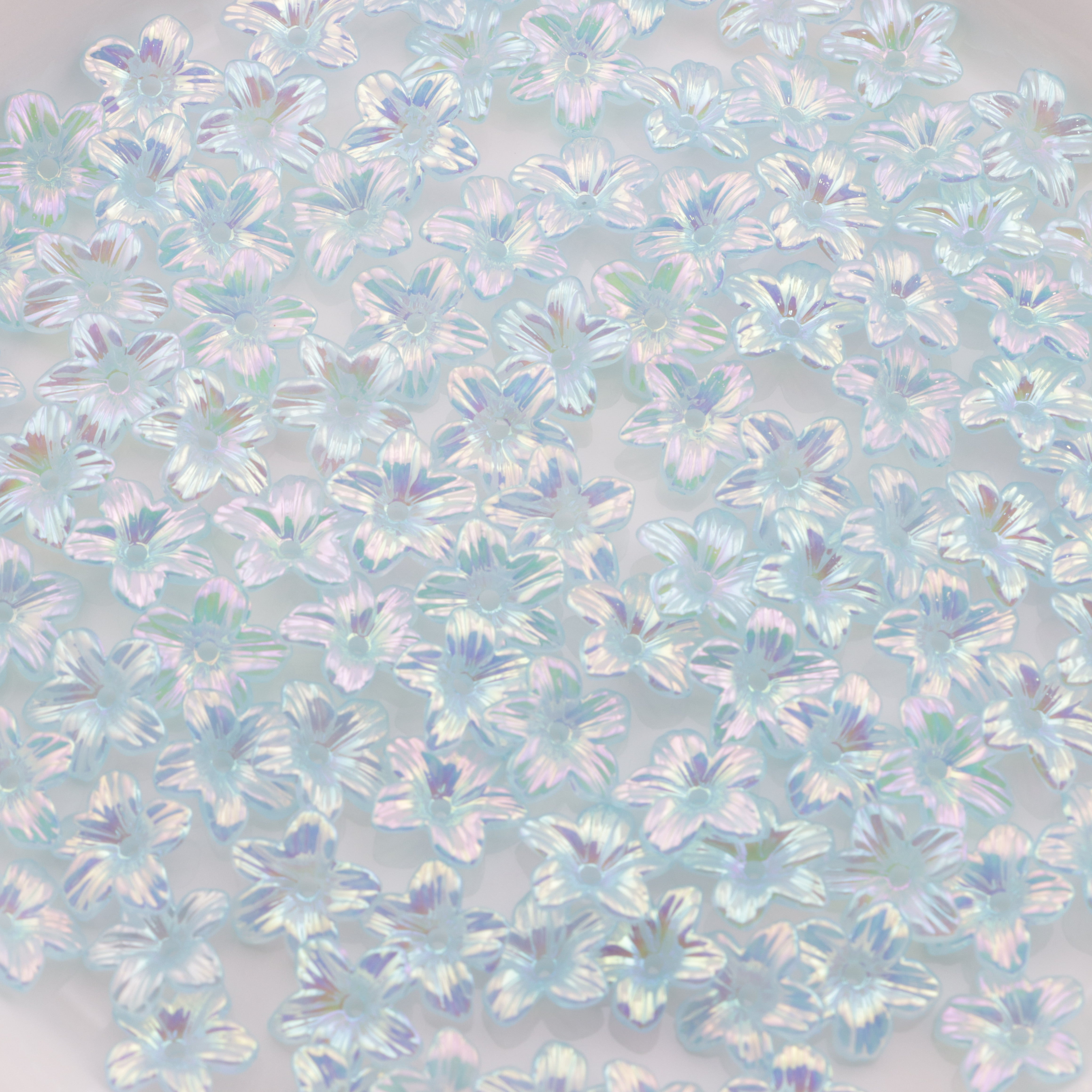 FS5512- 11mm Ab Plated Small Flower With Holes Zoe's DIY Shop