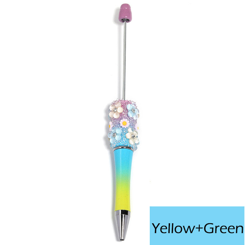 Mixed Color Flower Sugar Sparkling Beadable Pens