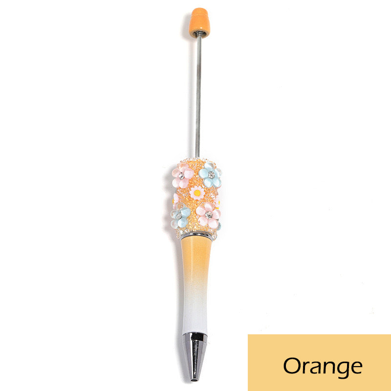 Mixed Color Flower Sugar Sparkling Beadable Pens