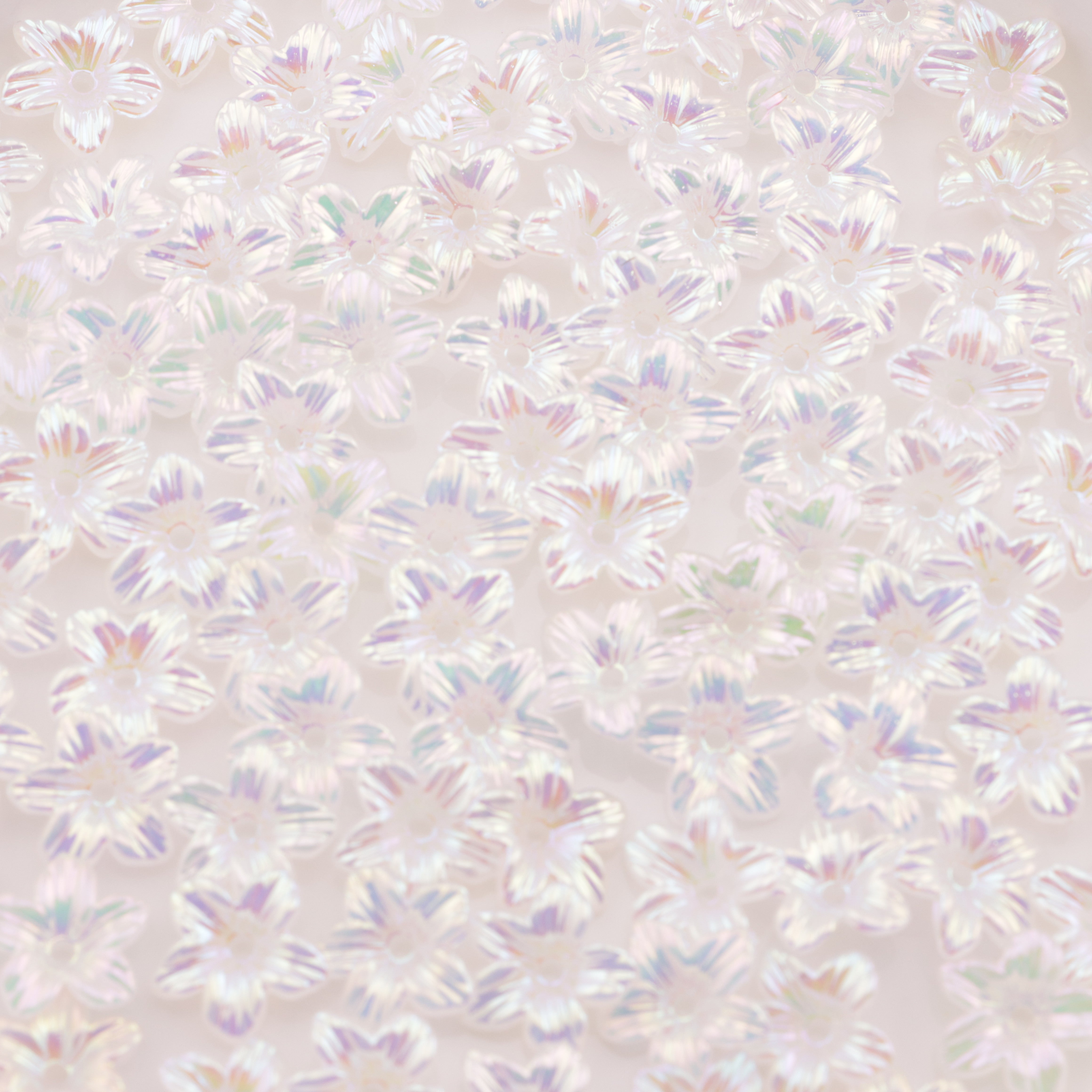 FS5512- 11mm Ab Plated Small Flower With Holes Zoe's DIY Shop