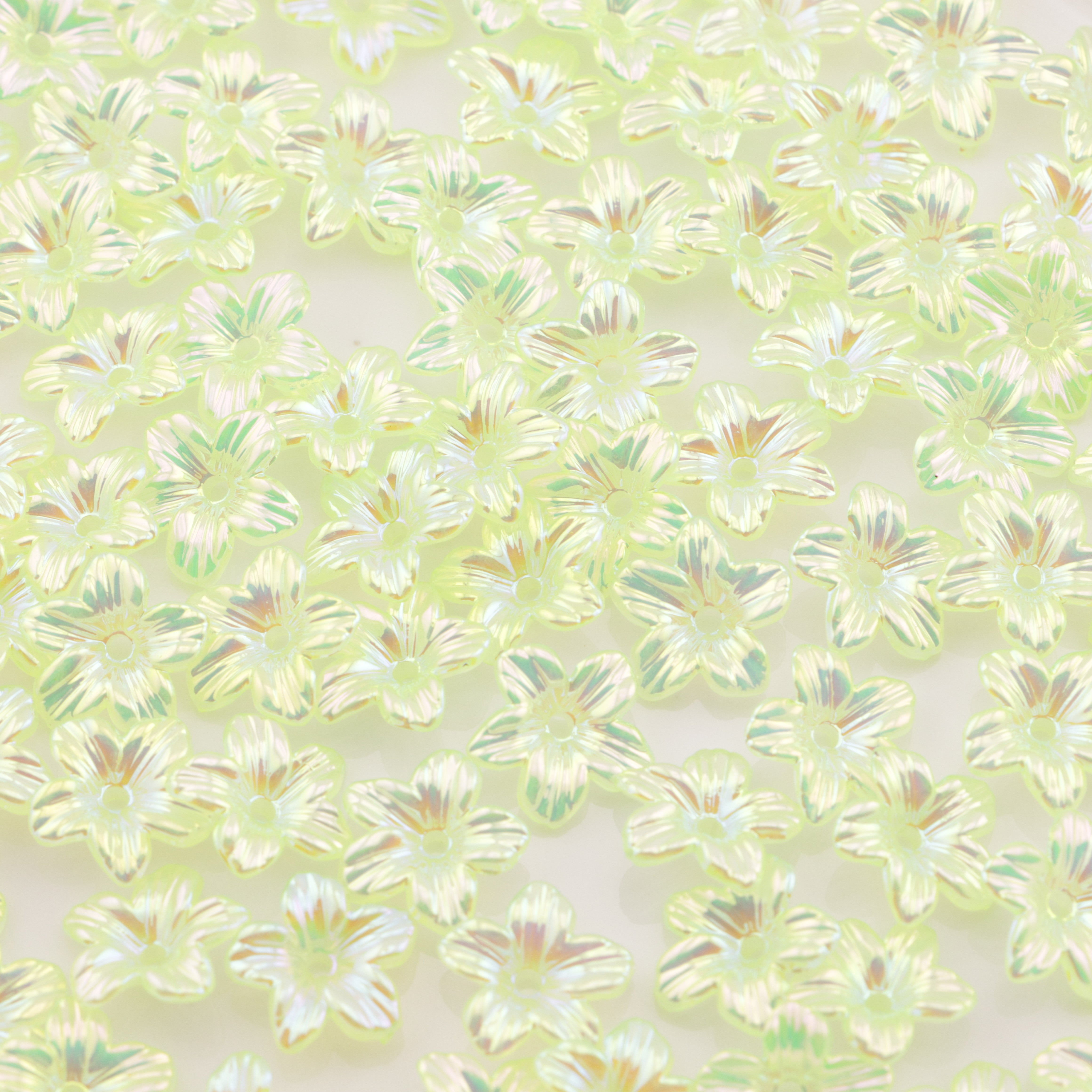 FS5512- 11mm Ab Plated Small Flower With Holes Zoe's DIY Shop