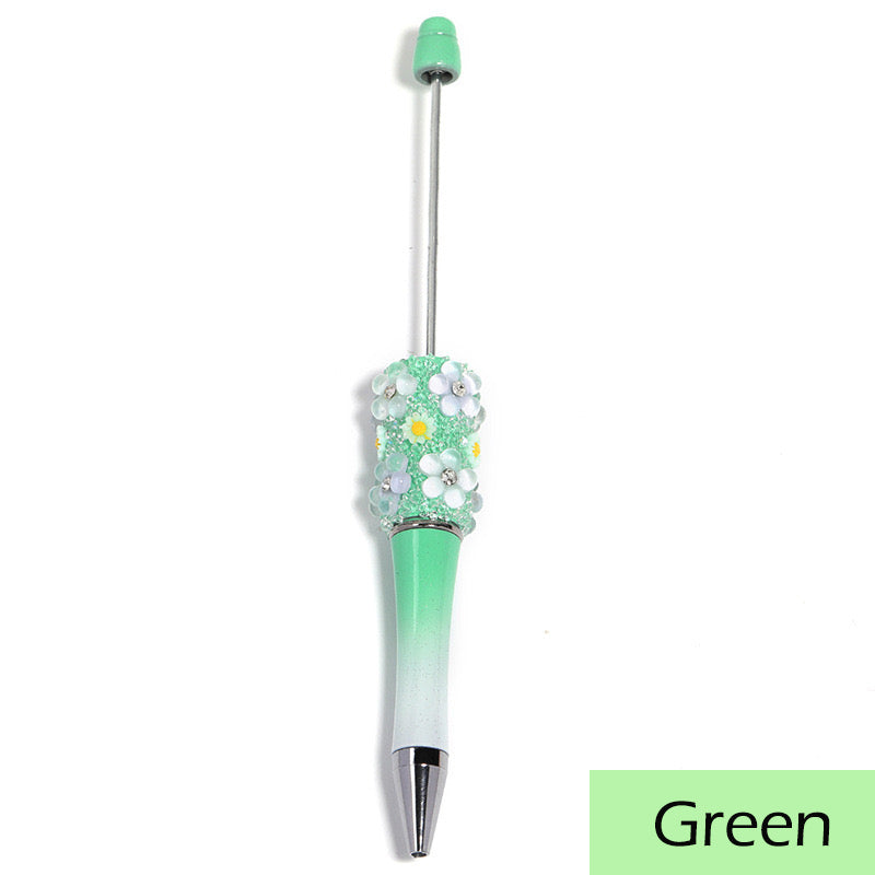 Mixed Color Flower Sugar Sparkling Beadable Pens