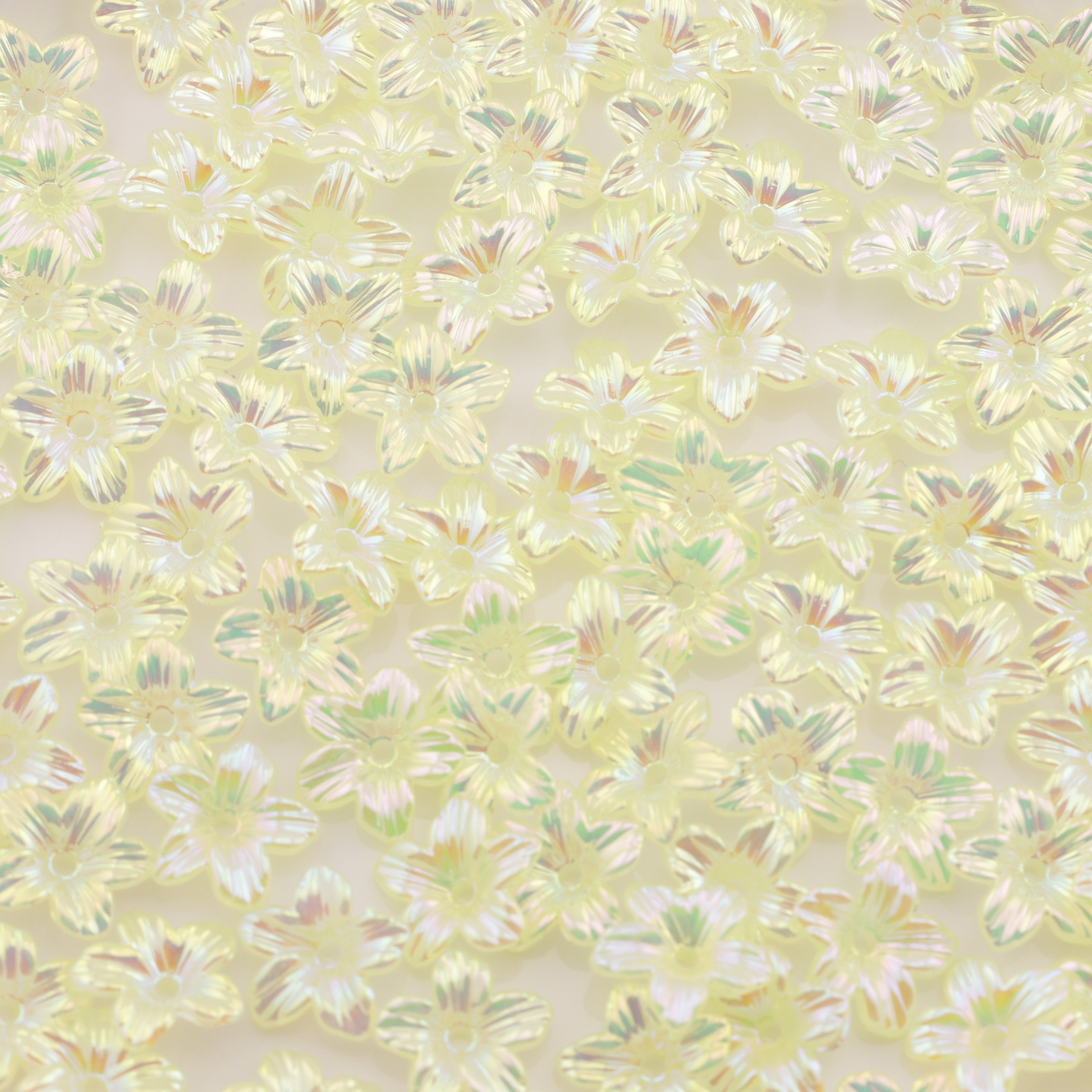 FS5512- 11mm Ab Plated Small Flower With Holes Zoe's DIY Shop