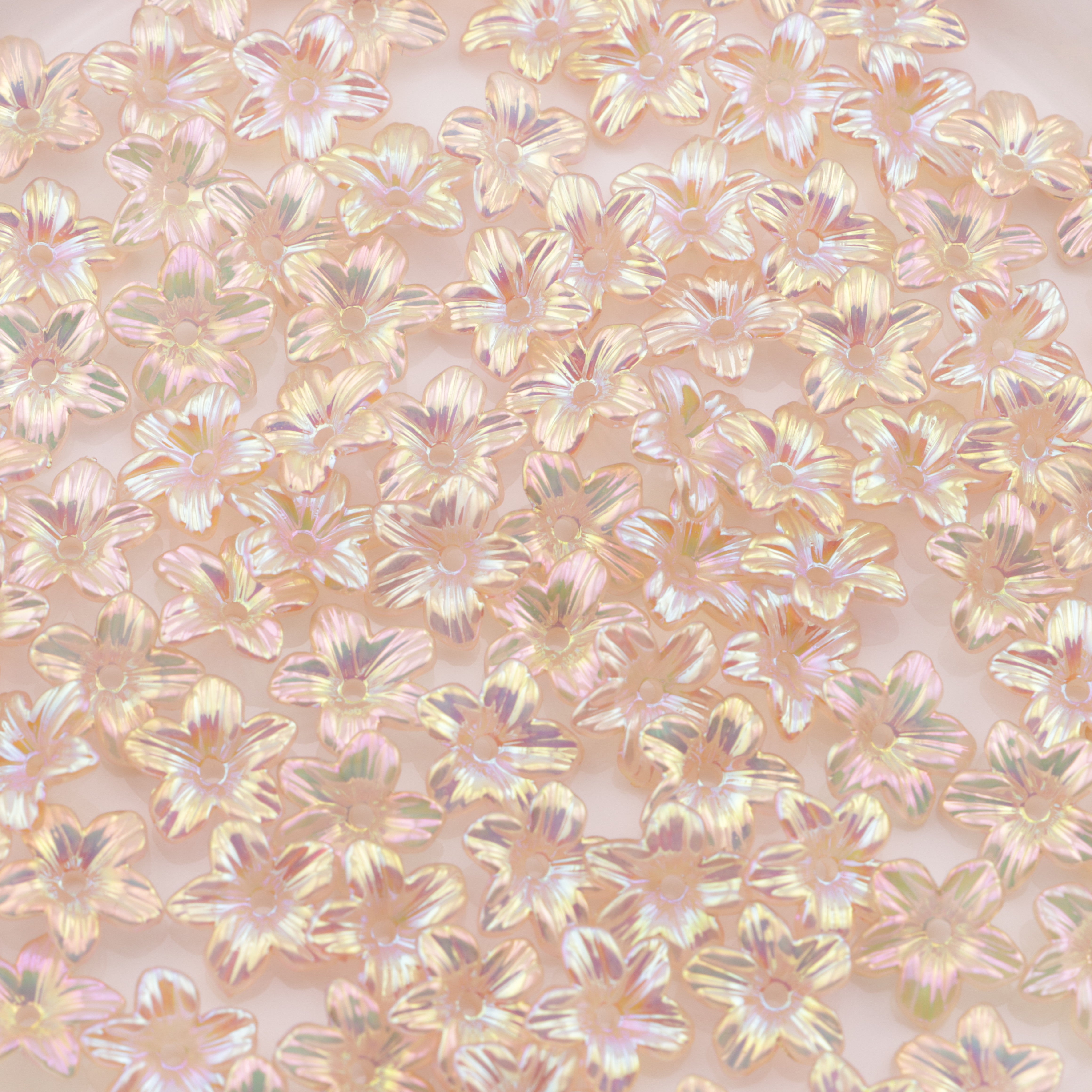 FS5512- 11mm Ab Plated Small Flower With Holes Zoe's DIY Shop