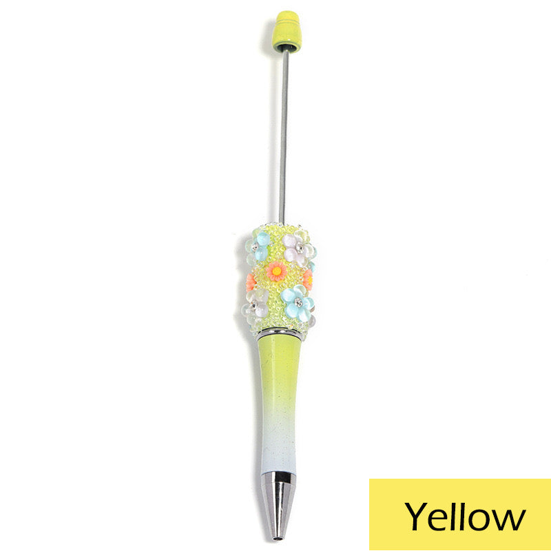 Mixed Color Flower Sugar Sparkling Beadable Pens