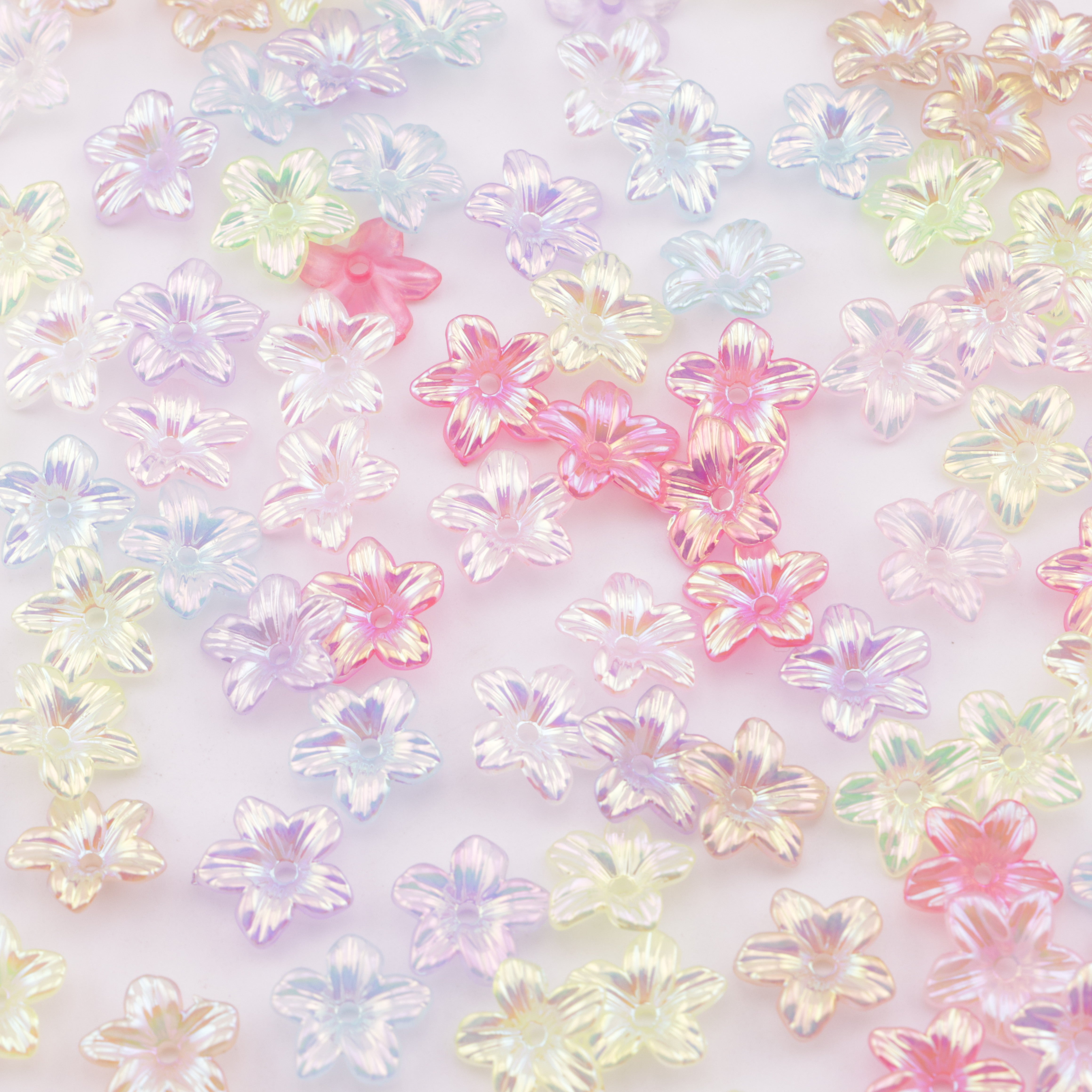 FS5512- 11mm Ab Plated Small Flower With Holes Zoe's DIY Shop