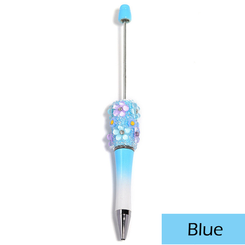 Mixed Color Flower Sugar Sparkling Beadable Pens