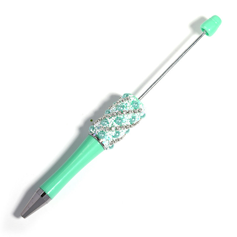 Mixed Color Pearl Chain Sparkling Beadable Pens