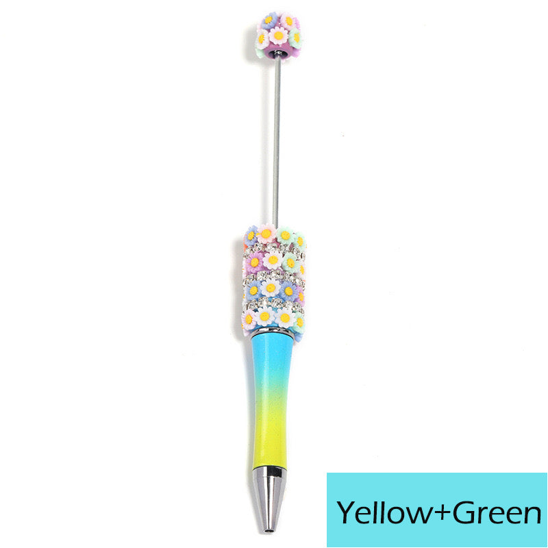 Mixed Color  Daisy Chain Sparkling Beadable Pens