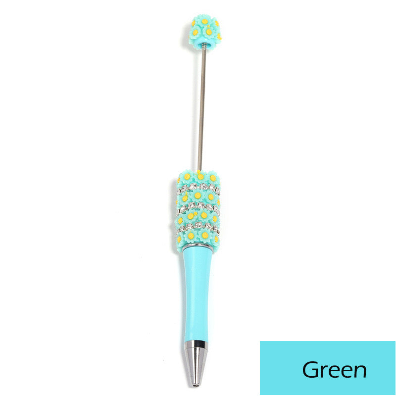 Mixed Color  Daisy Chain Sparkling Beadable Pens