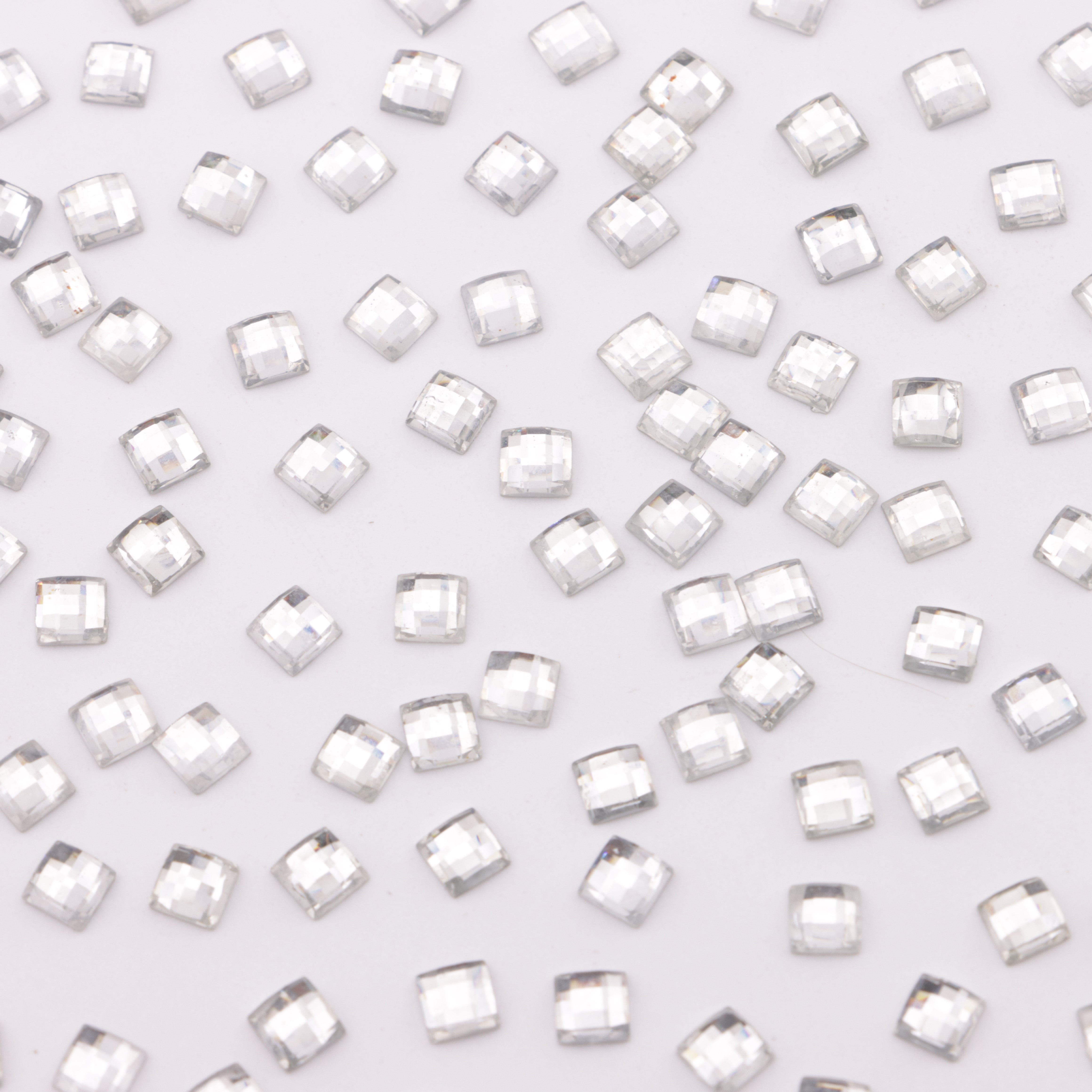 FS0975- 4*4Mm Mini Square Diamond Stickers