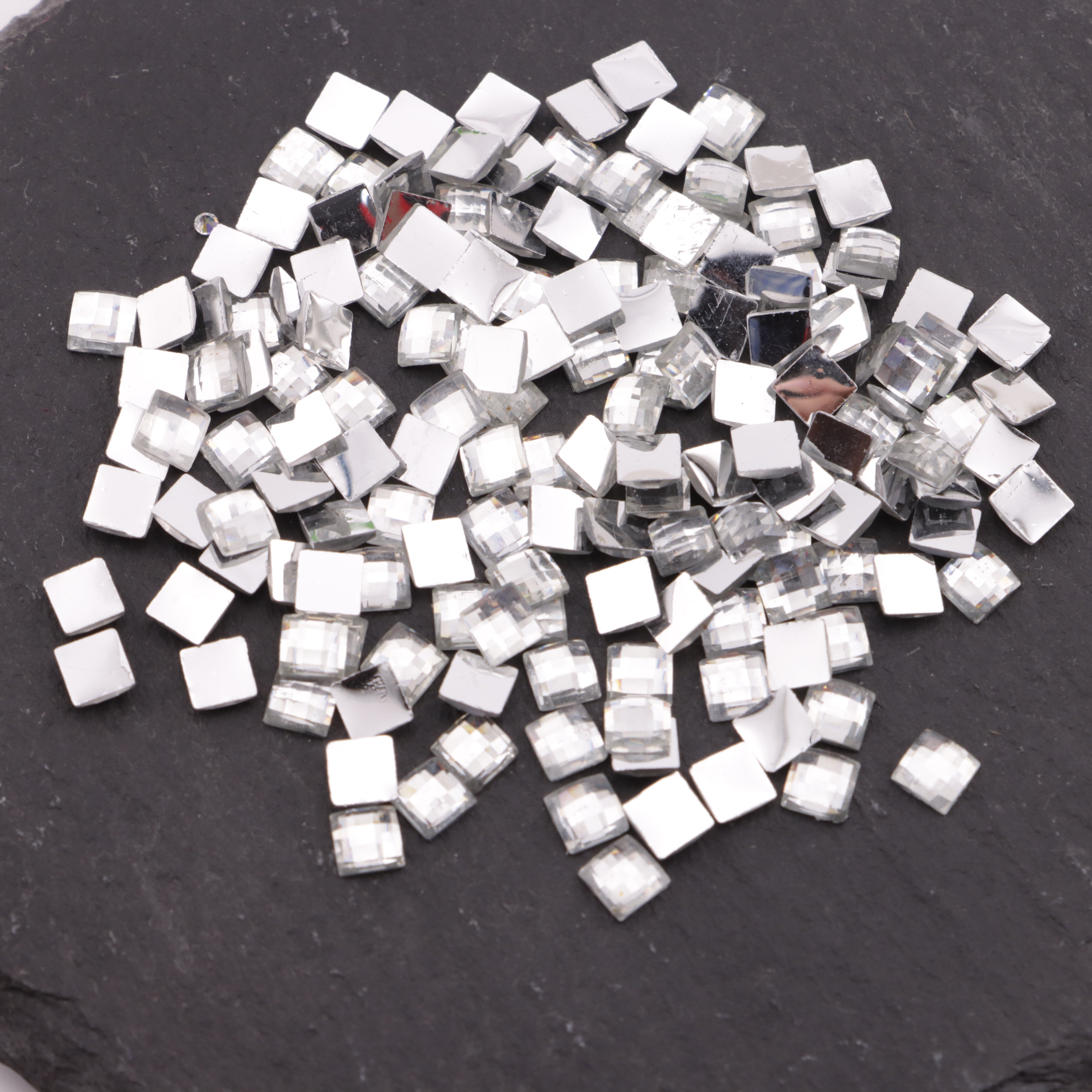 FS0975- 4*4Mm Mini Square Diamond Stickers