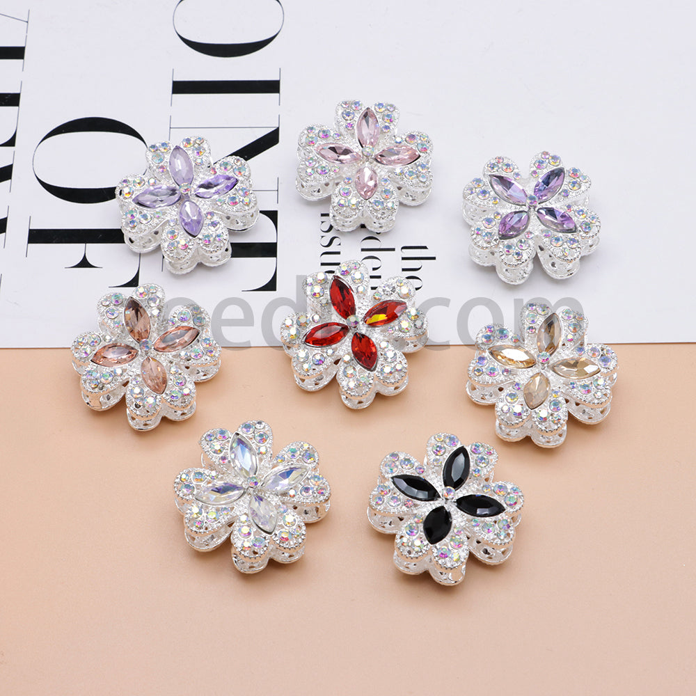 FS4965-Four-Leaf Clover Alloy Beads Fit For Beadable Pens