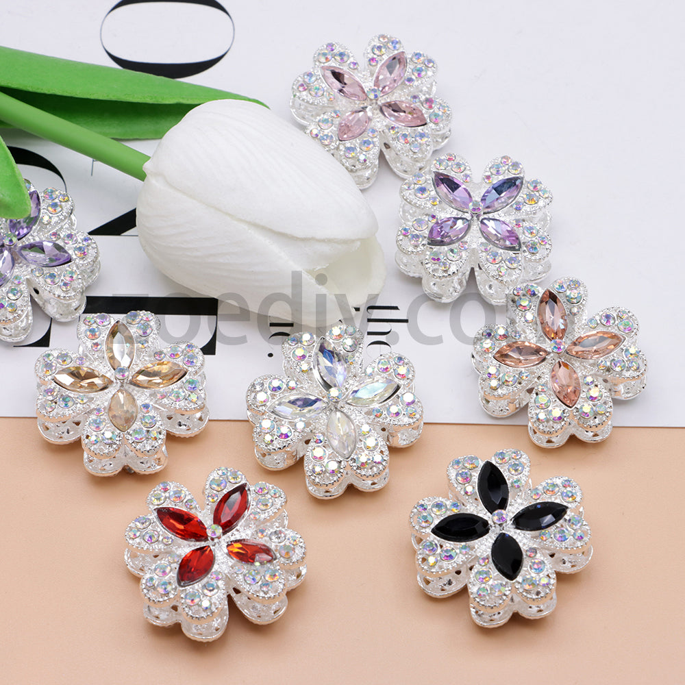 FS4965-Four-Leaf Clover Alloy Beads Fit For Beadable Pens