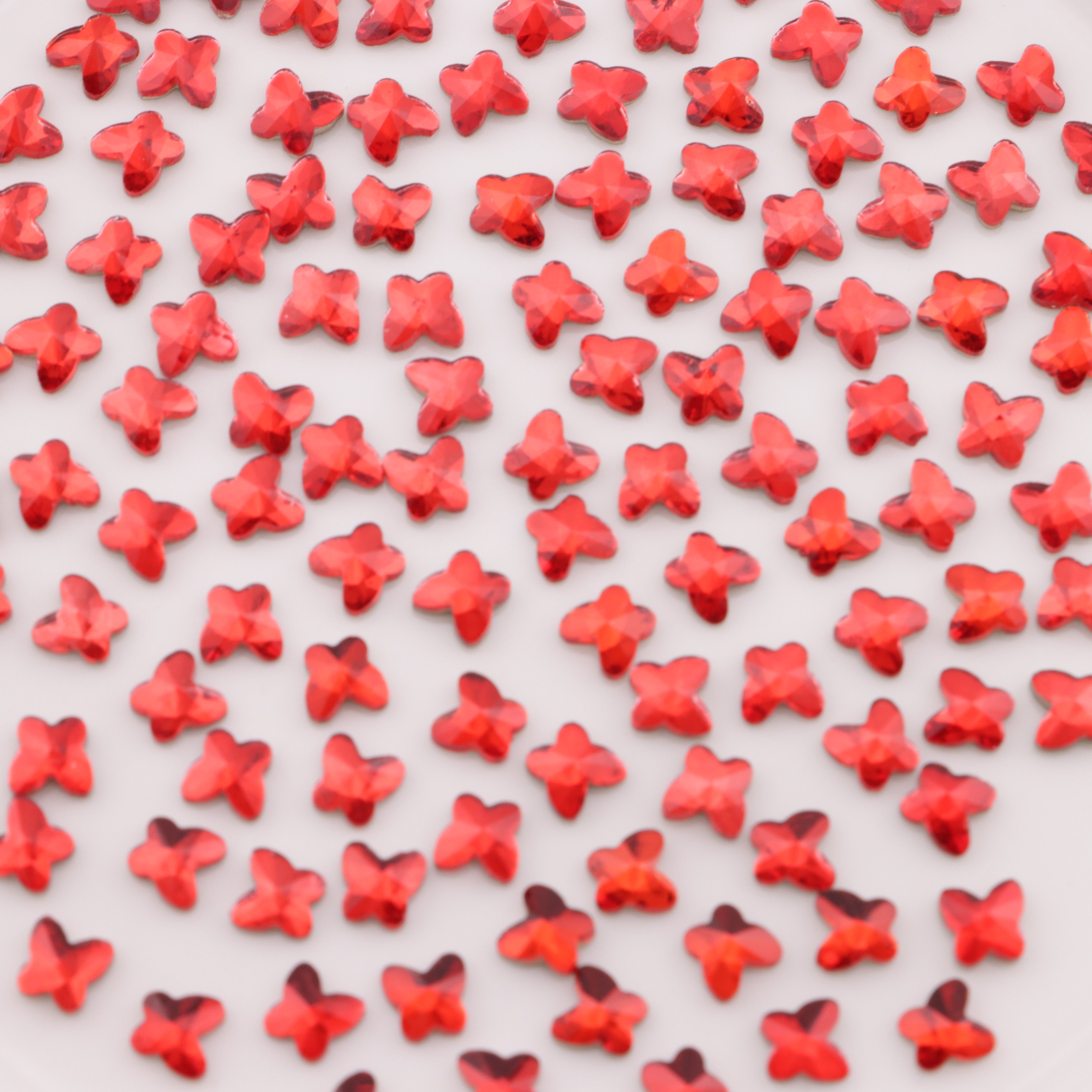 FS4665- 5mm Butterfly Flat-Bottomed Crystal Diamond Zoe's DIY Shop