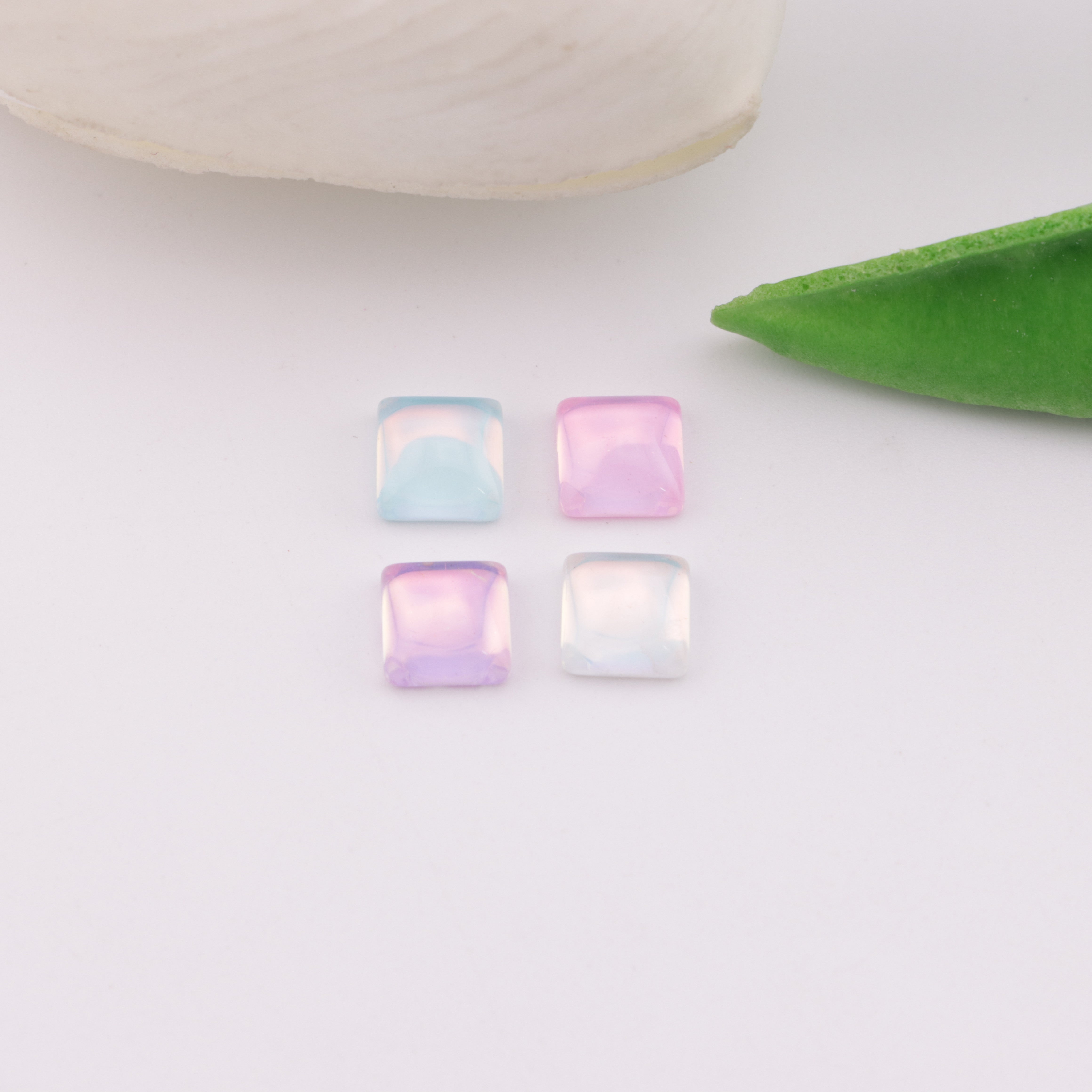 FS5346- 6*6Mm Mocha Square Diamond Slices