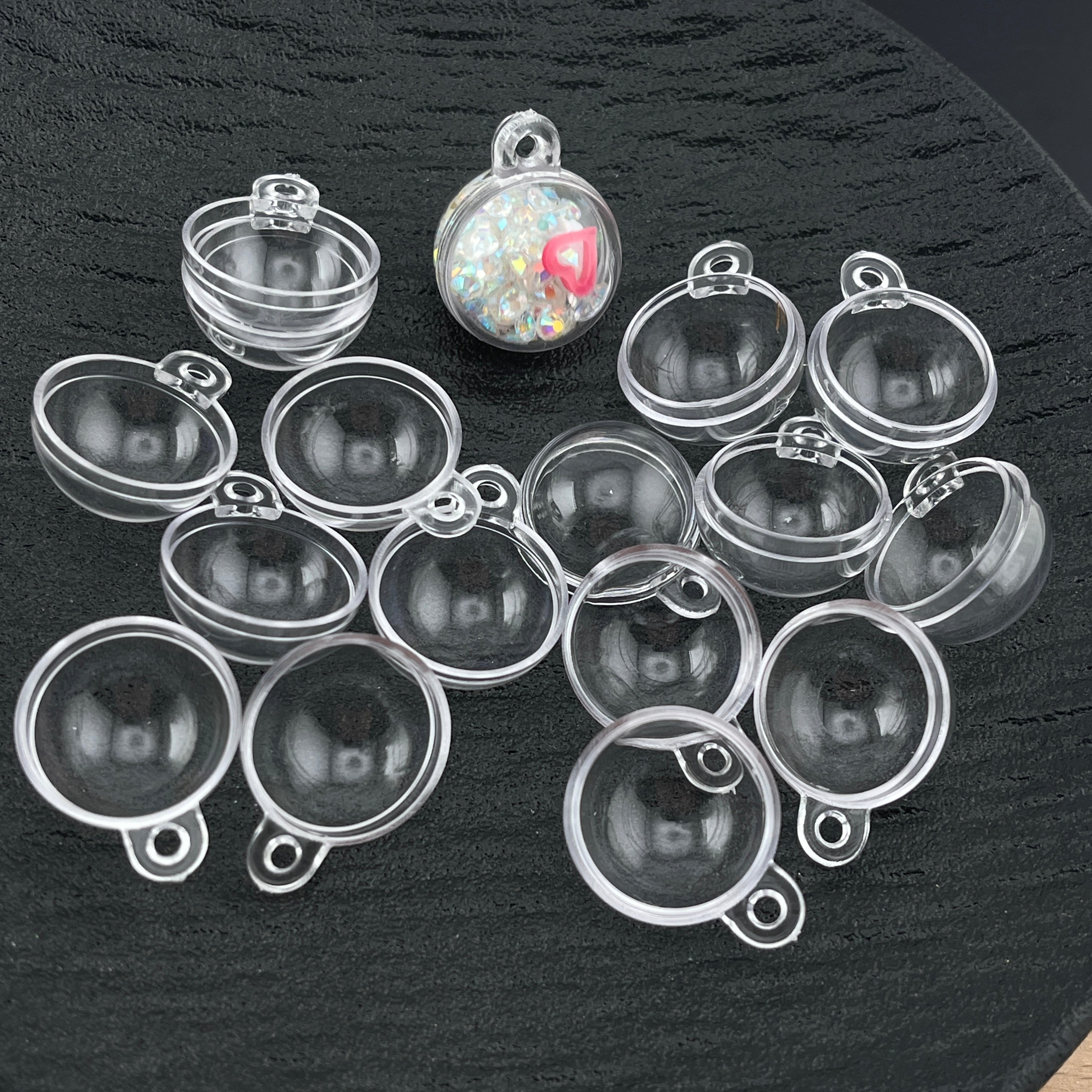 FS2795- 10 Sets = 20PCS 20mm Round Shakes Dangle Charms