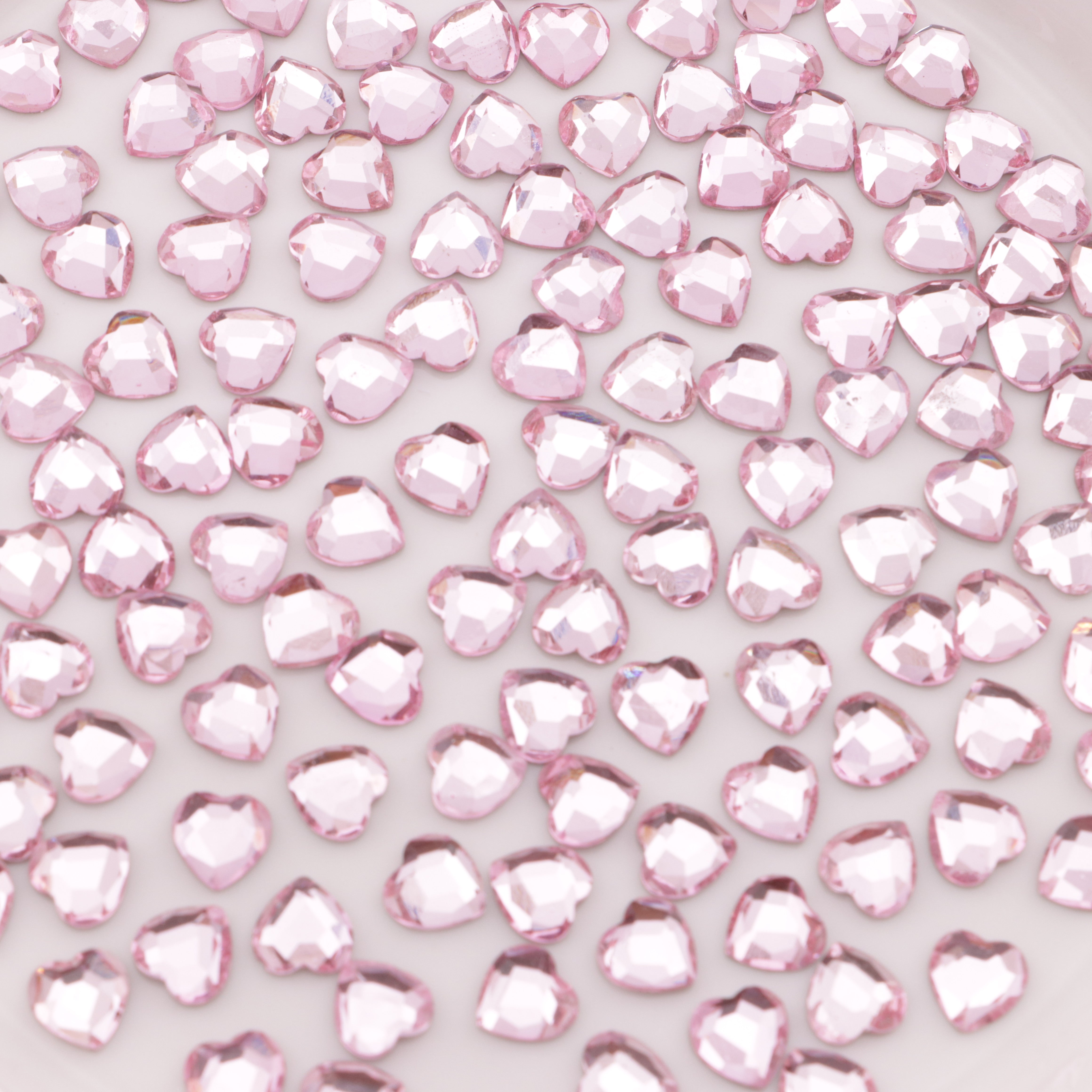 FS5407- 6.5*6.5Mm Heart Crystal Diamonds Flat-Bottomed Heart-Shaped Diamonds
