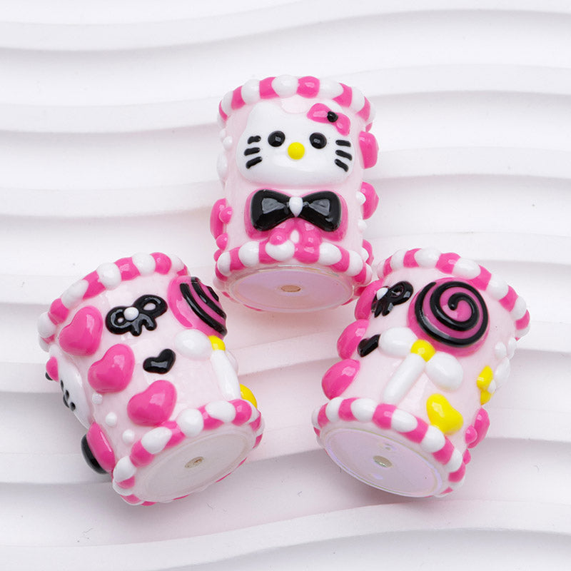 FS3504- HK Hand-Drawn Beads