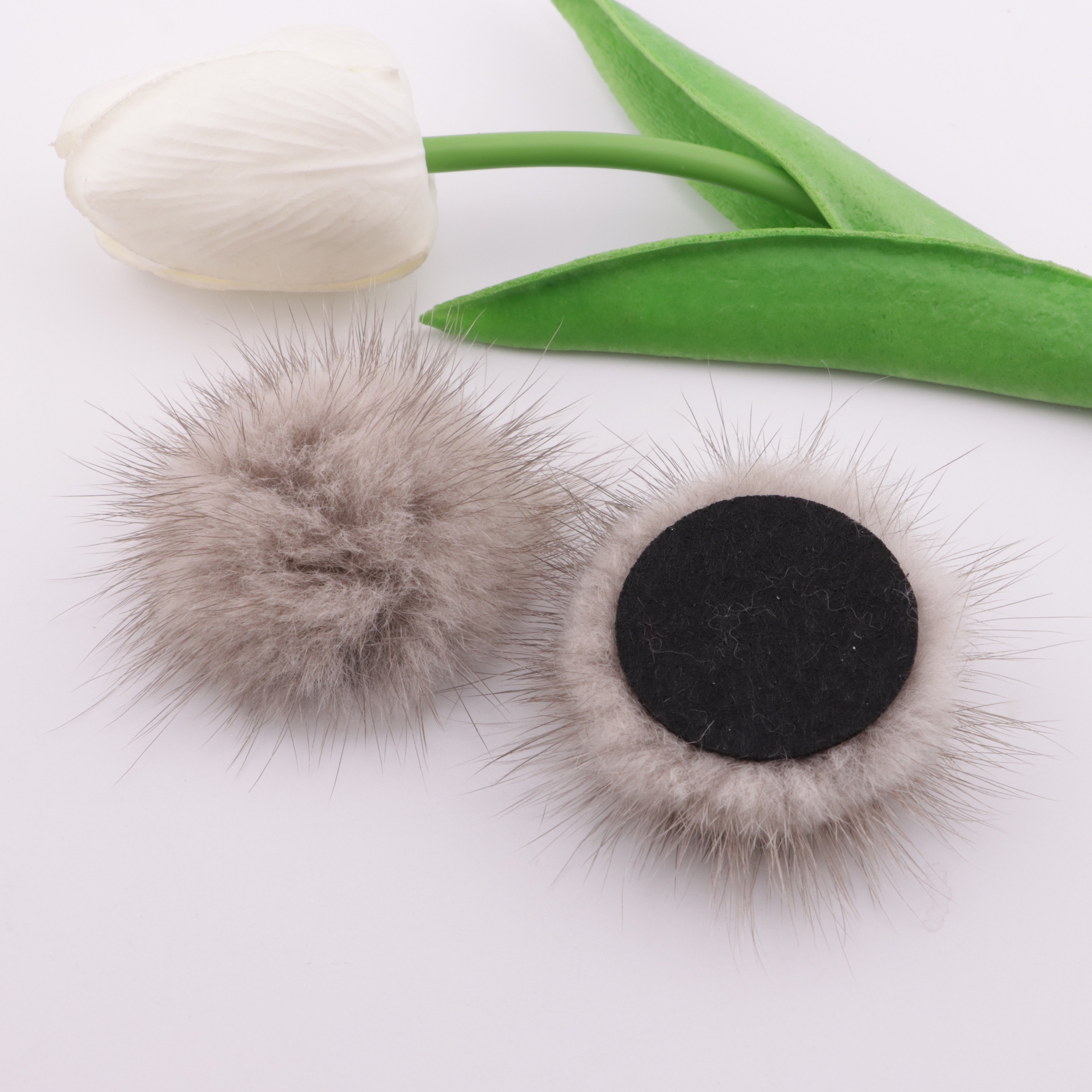 FS5674- 45mm Big Semi-Circular Plush Charms Big Semi-Circular Plush Patches