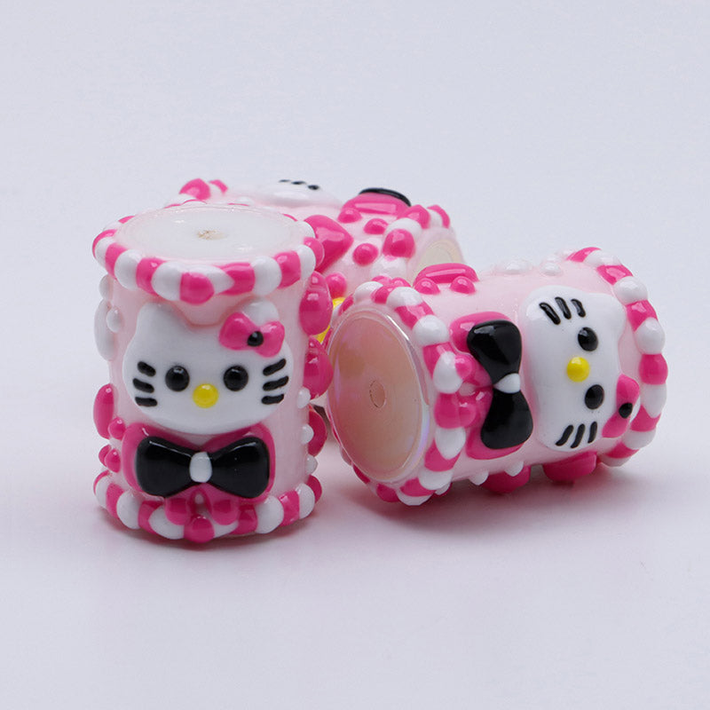 FS3504- HK Hand-Drawn Beads