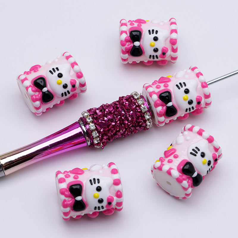 FS3504- HK Hand-Drawn Beads