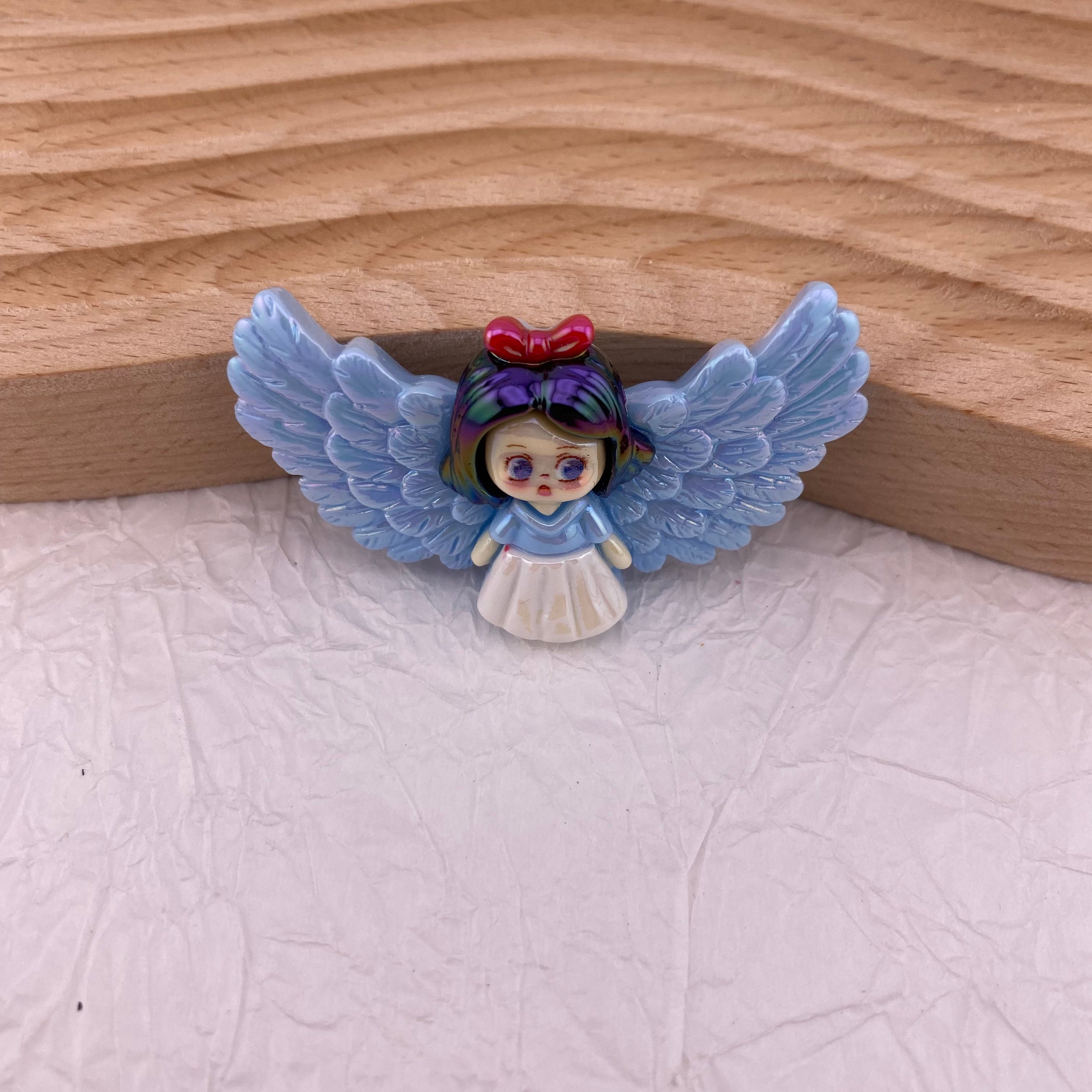 Mixed Color Cartoon Angel Princess Resin Beads Fit For Beadable Pens