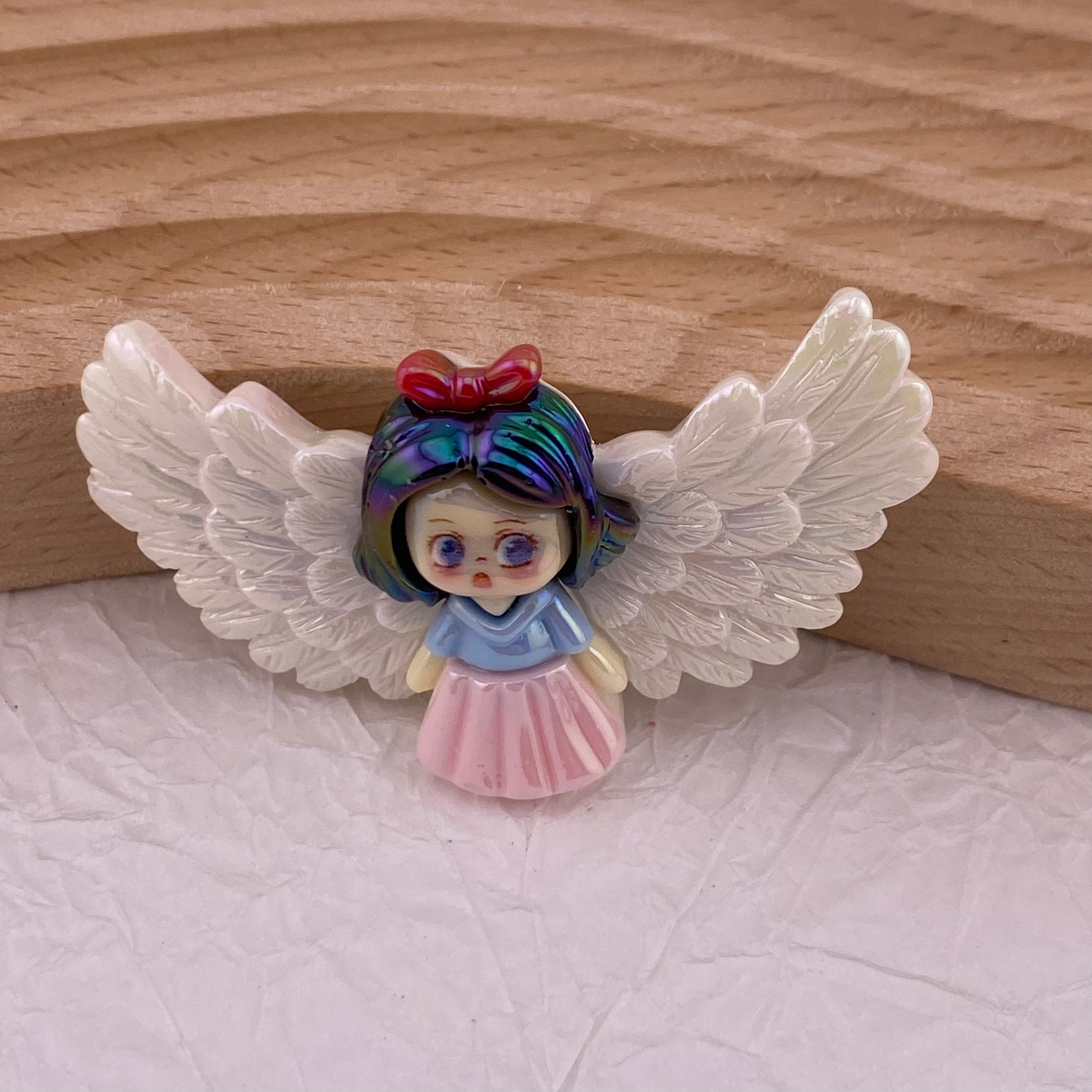 Mixed Color Cartoon Angel Princess Resin Beads Fit For Beadable Pens