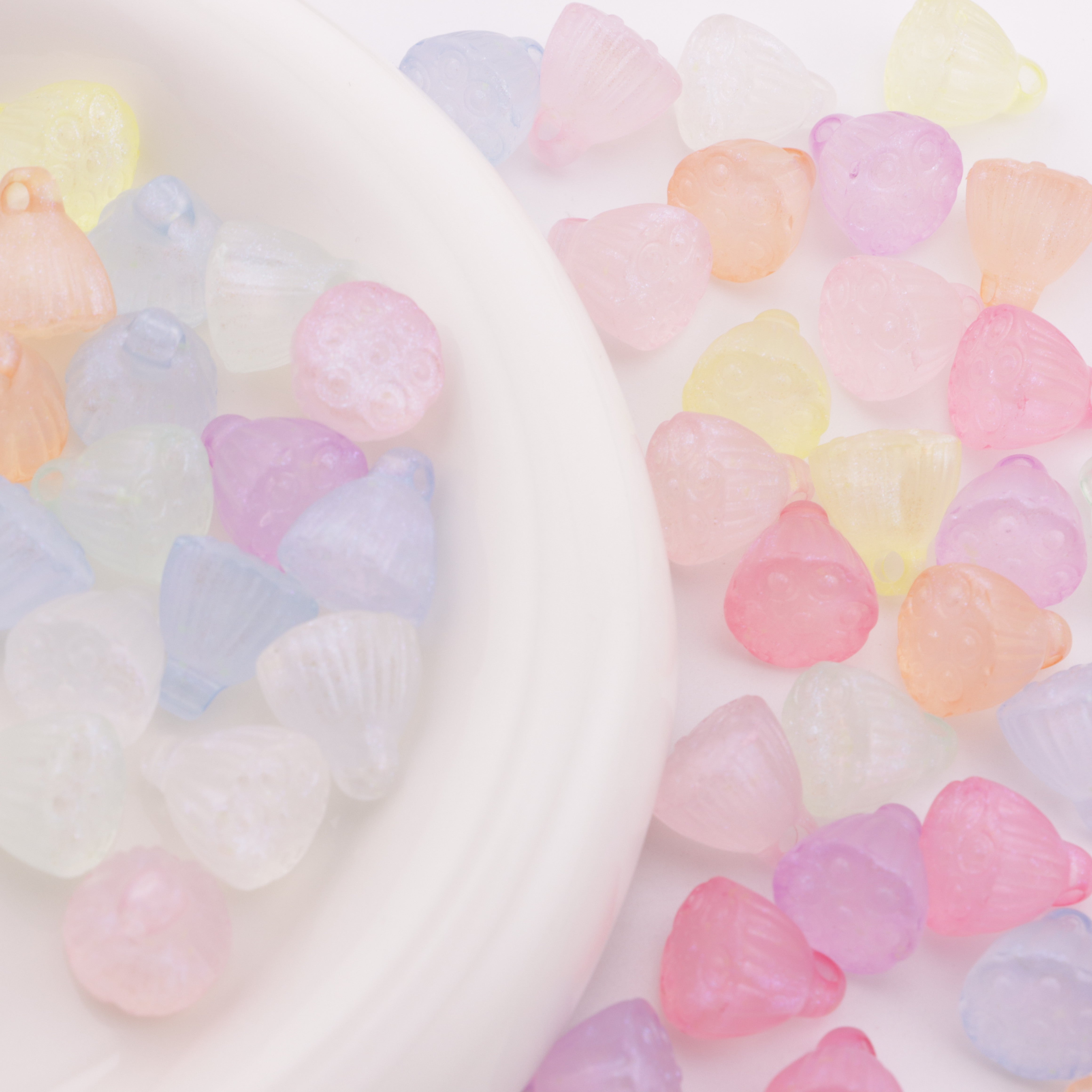 FS5181- 14*15mm Lotus Pod Beads Charms Lotus Pendant Luminous