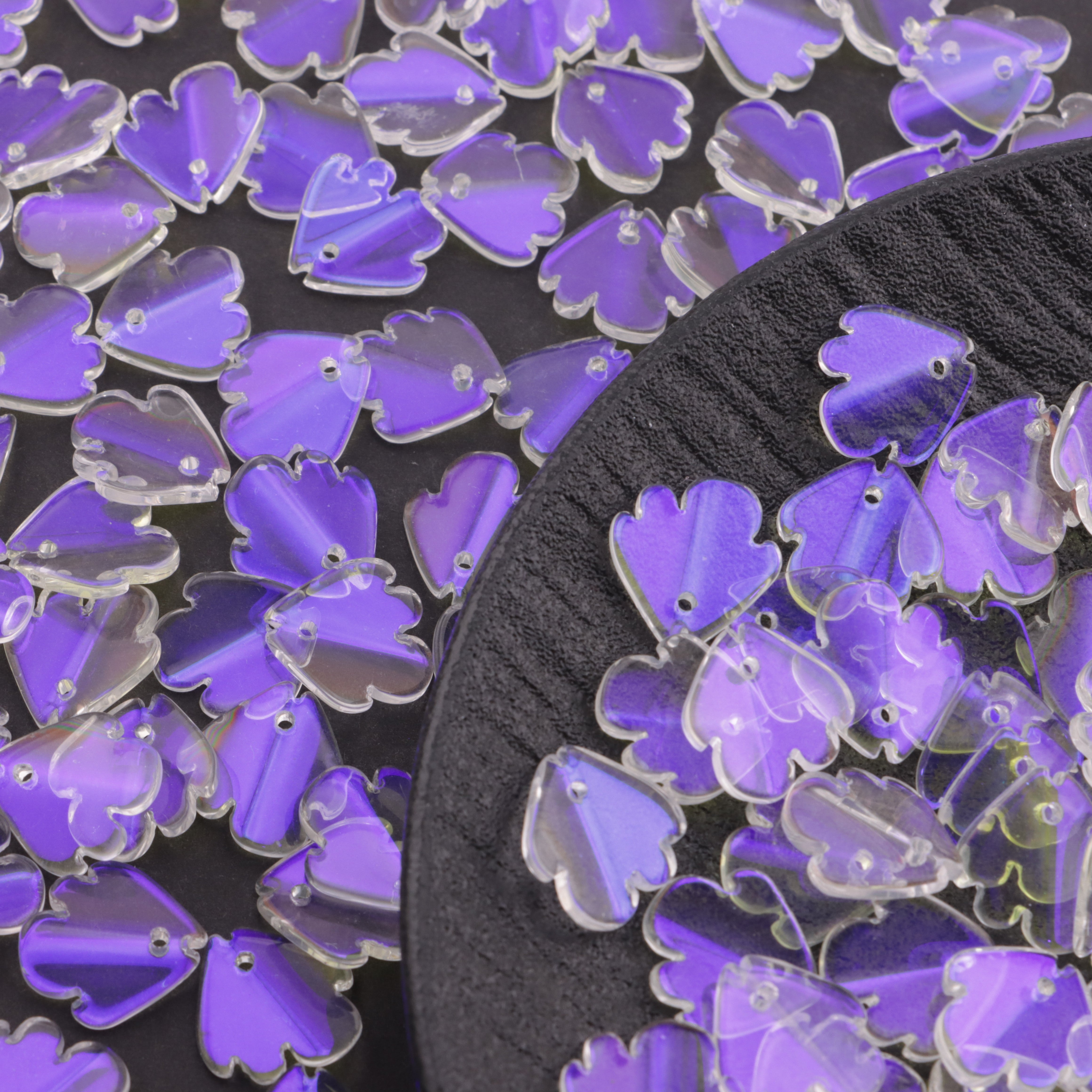 FS5689- UV Clear Petals Transparent Color-Coated Petals