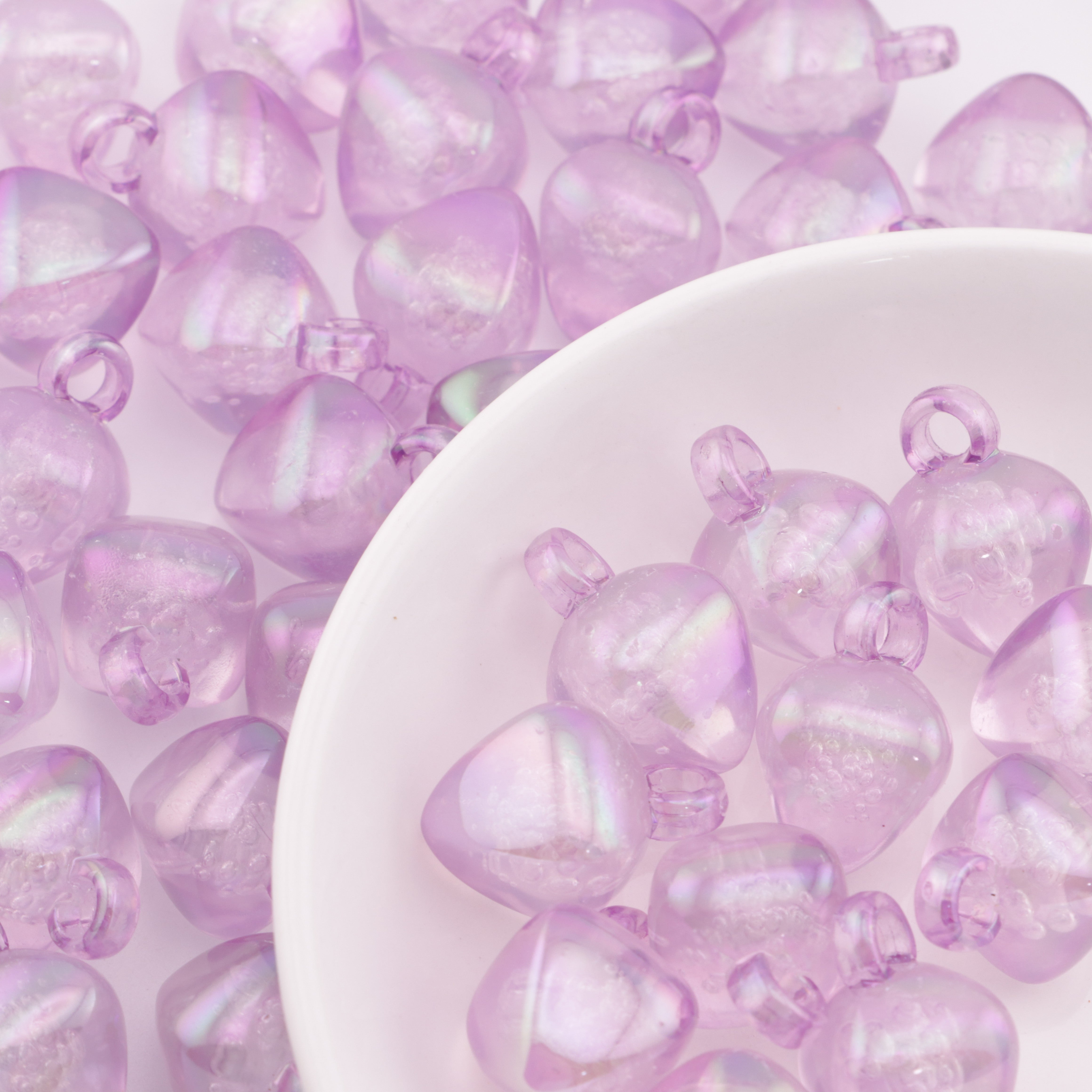 FS2391- 14mm Bubble Hanging Hole Car Hanging Beads