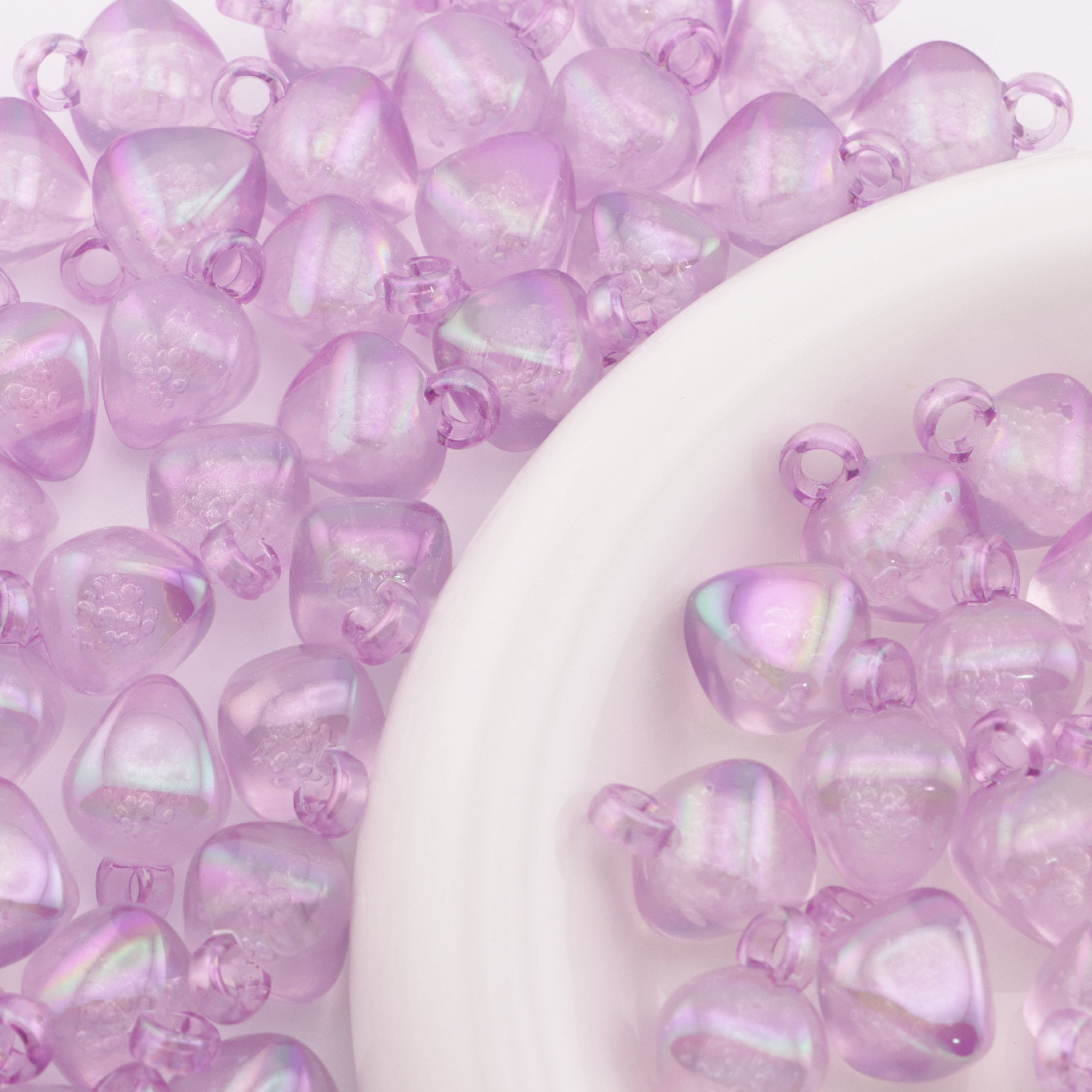 FS2391- 14mm Bubble Hanging Hole Car Hanging Beads