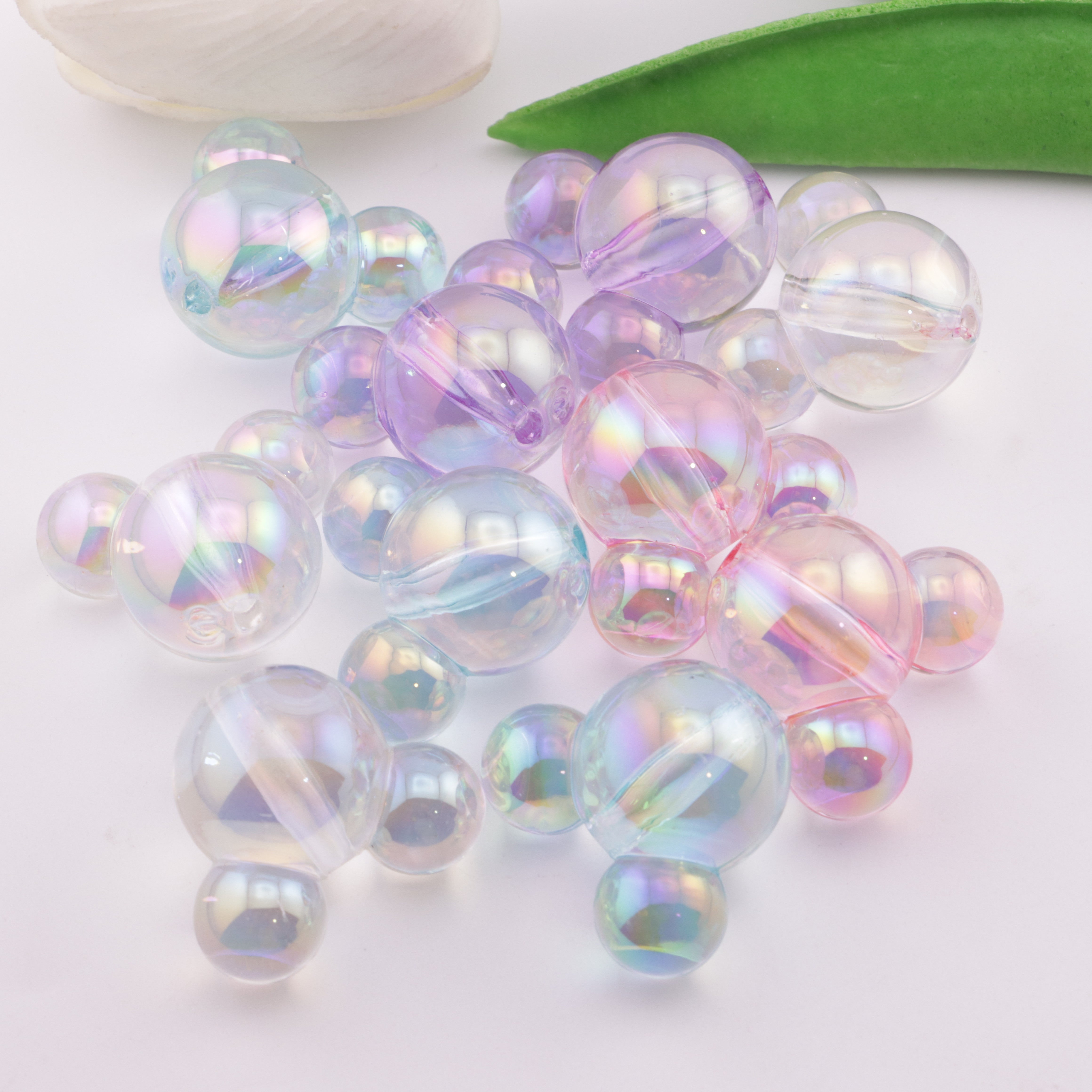 FS5890- 25*29mm Uv Mk Head Beads Mickey Head Beads, Fit For Pen