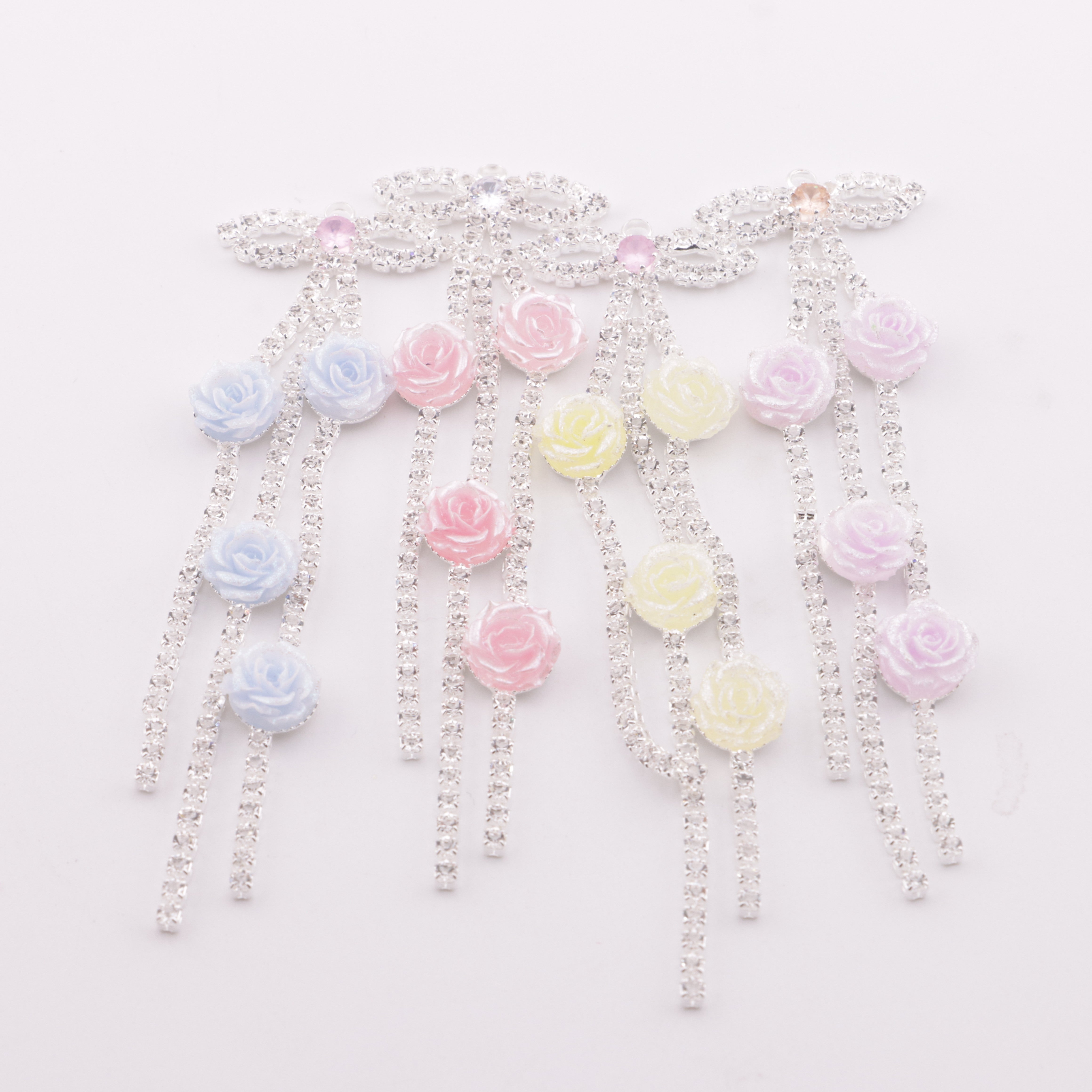FS5873- Night-Glow Soft Flower Tassel Pendant
