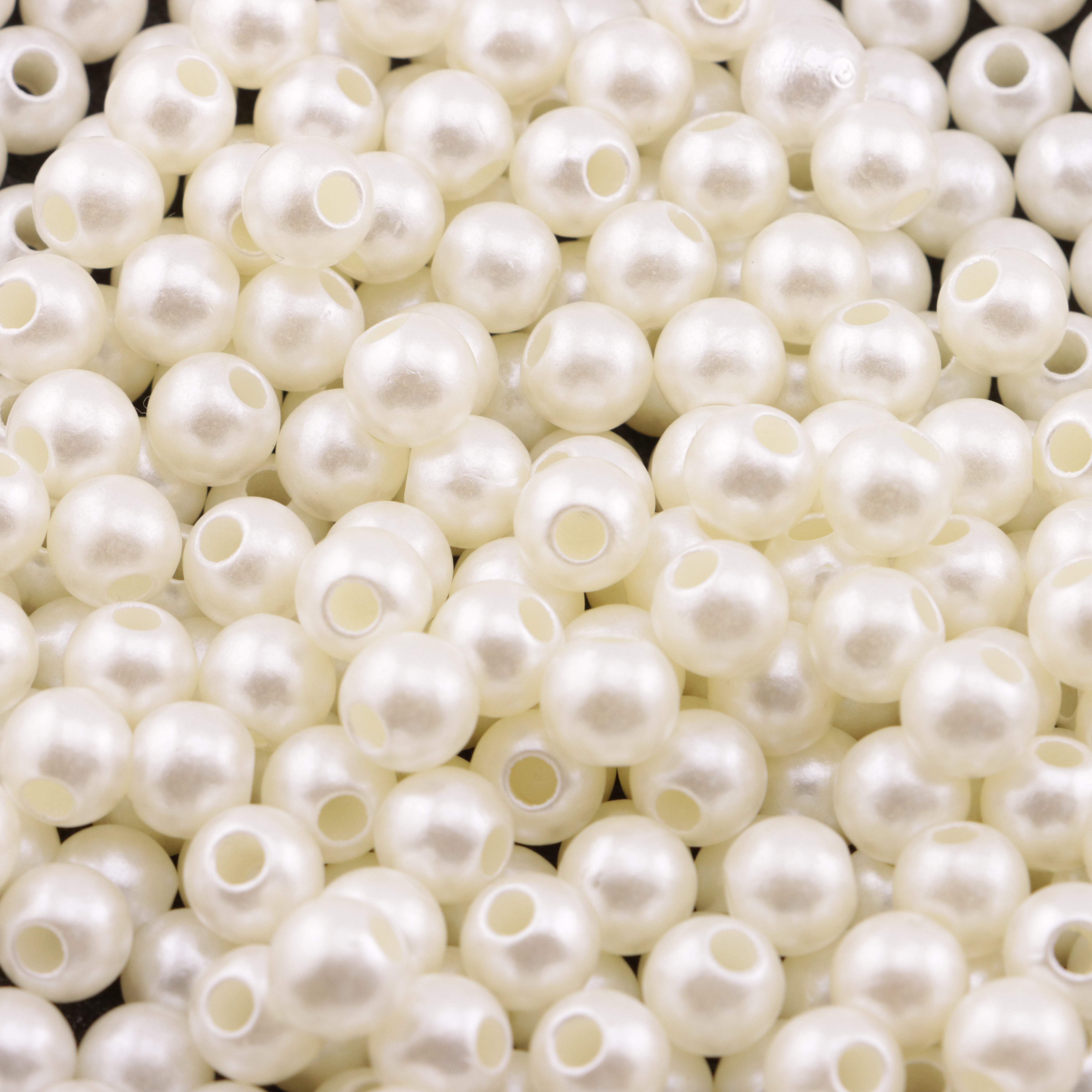 FS5892- 8mm Pearl Beads With Large Holes Fit For Pen