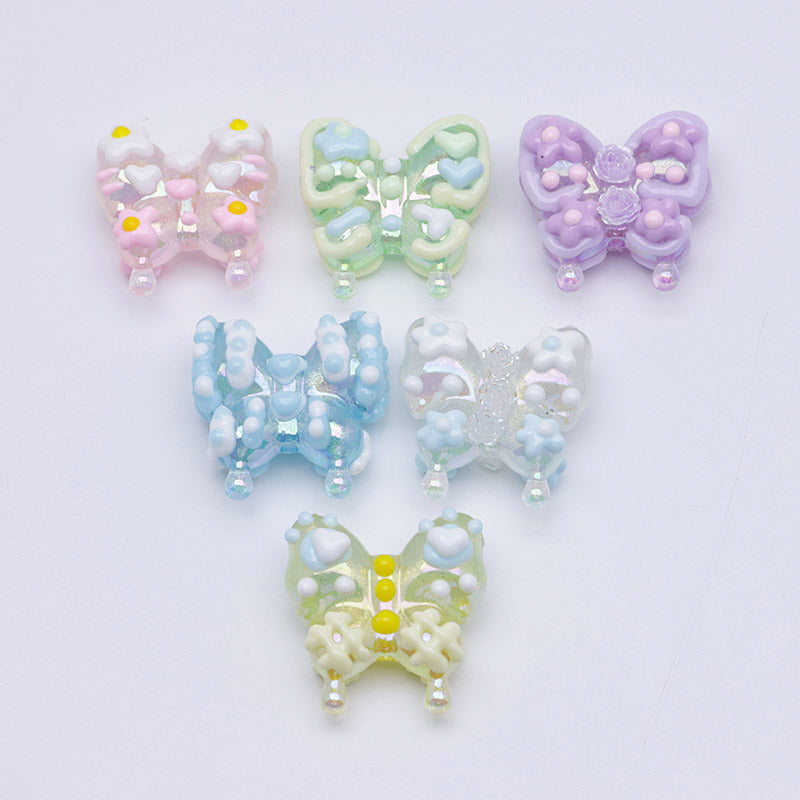 FS4300- Hand - Painted Butterflies Luminous Glow - In - The - Dark