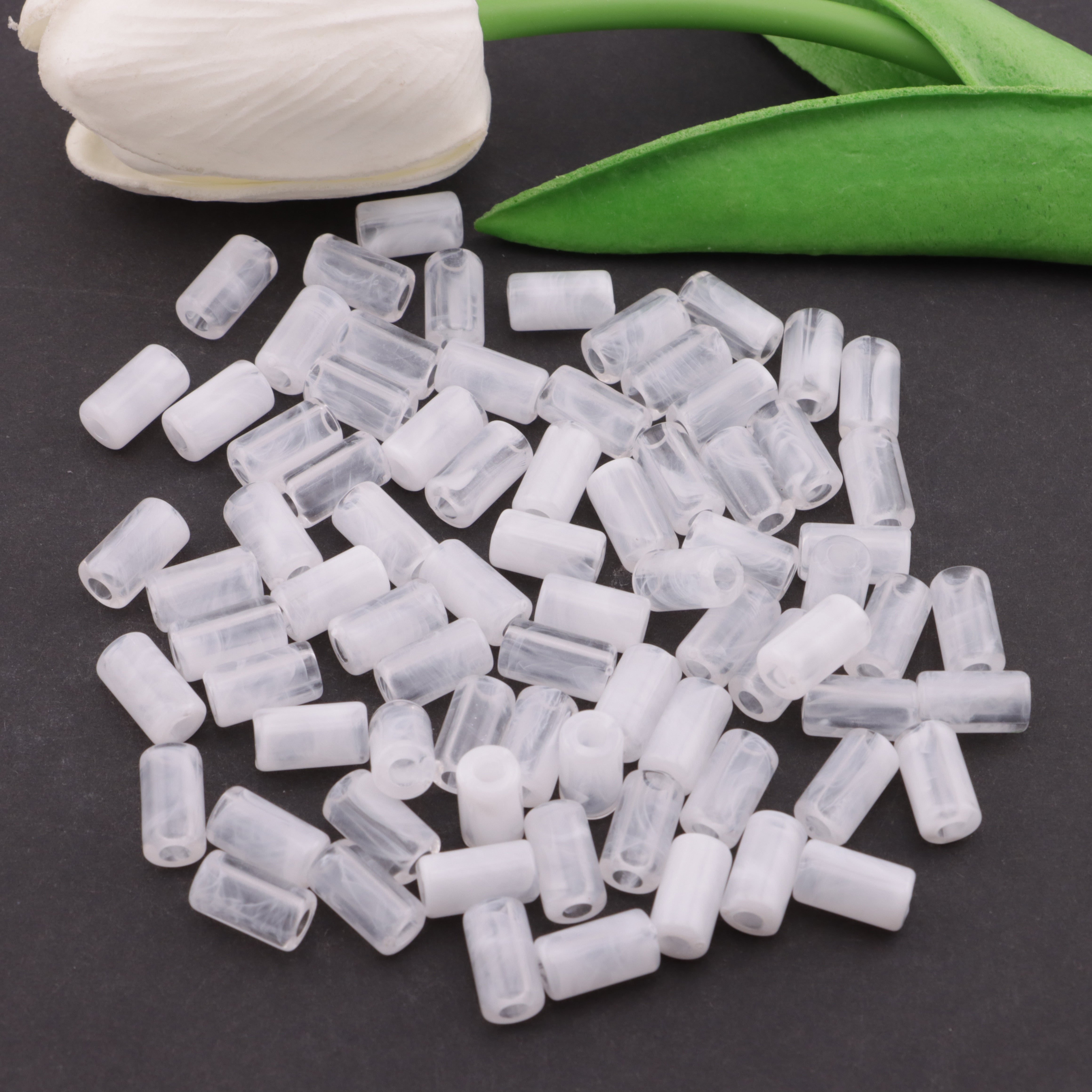 FS5662- 11*6Mm Tube Spacers Beads Tubular Spacer Beads