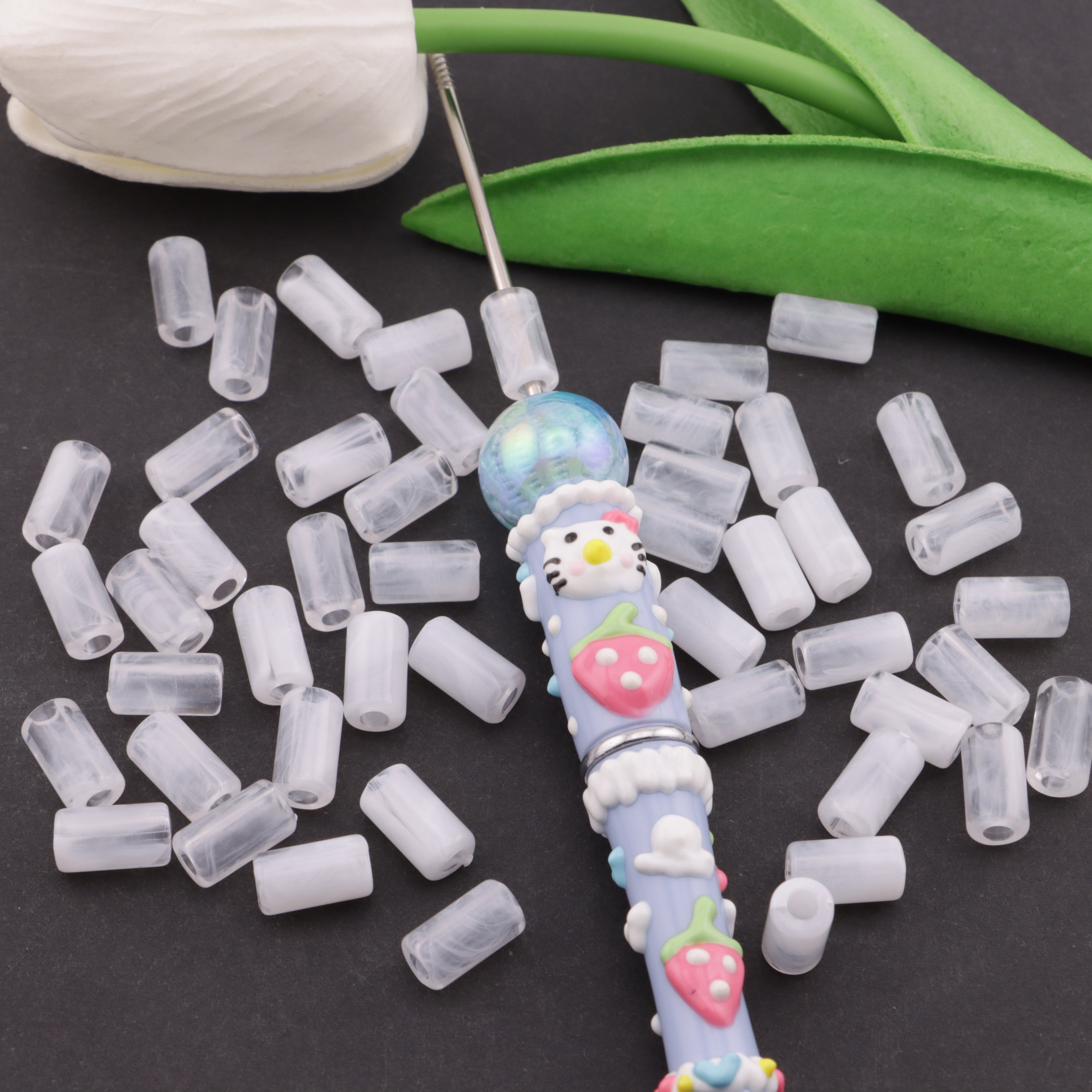 FS5662- 11*6Mm Tube Spacers Beads Tubular Spacer Beads