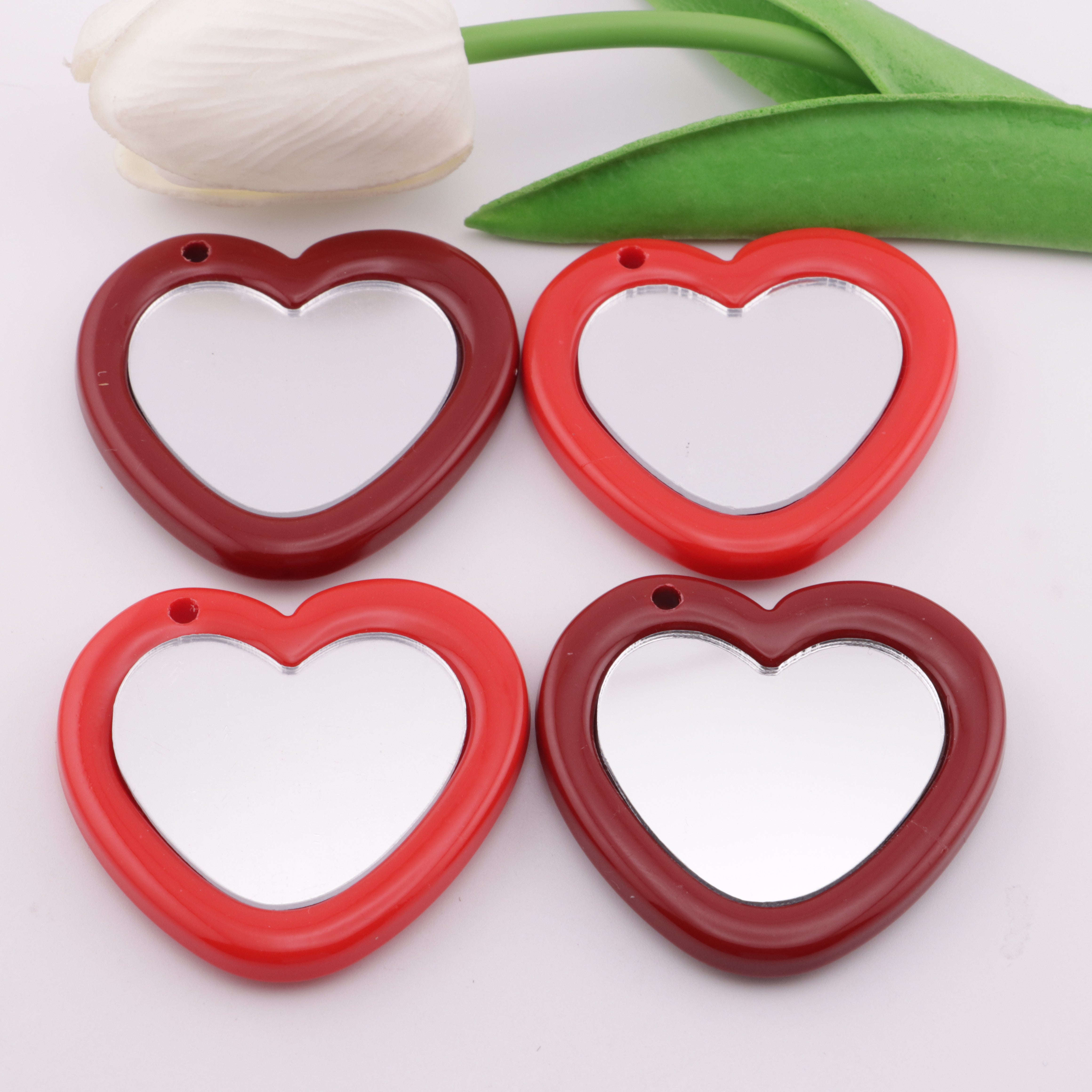 FS2279- Heart Mirror Pendant