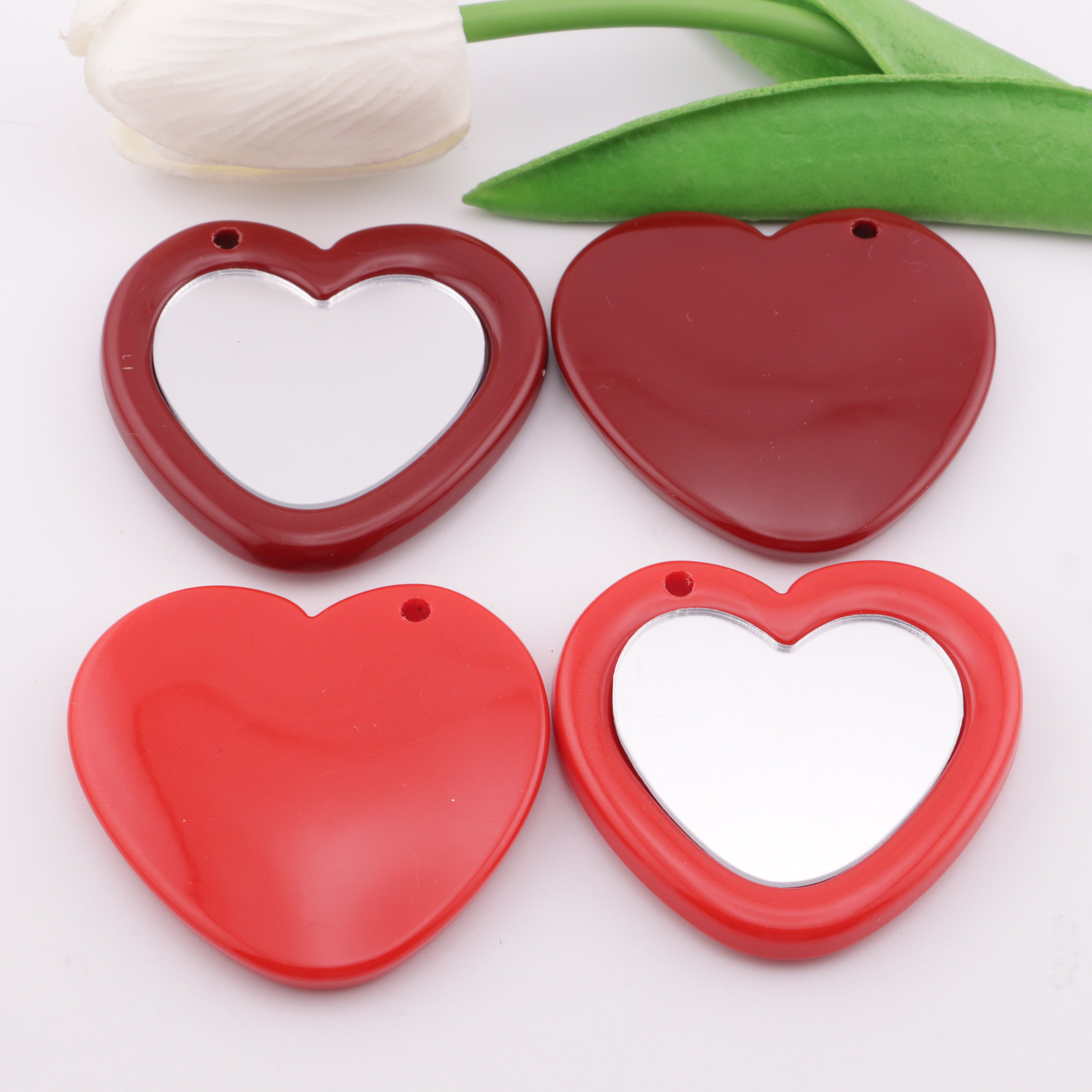 FS2279- Heart Mirror Pendant