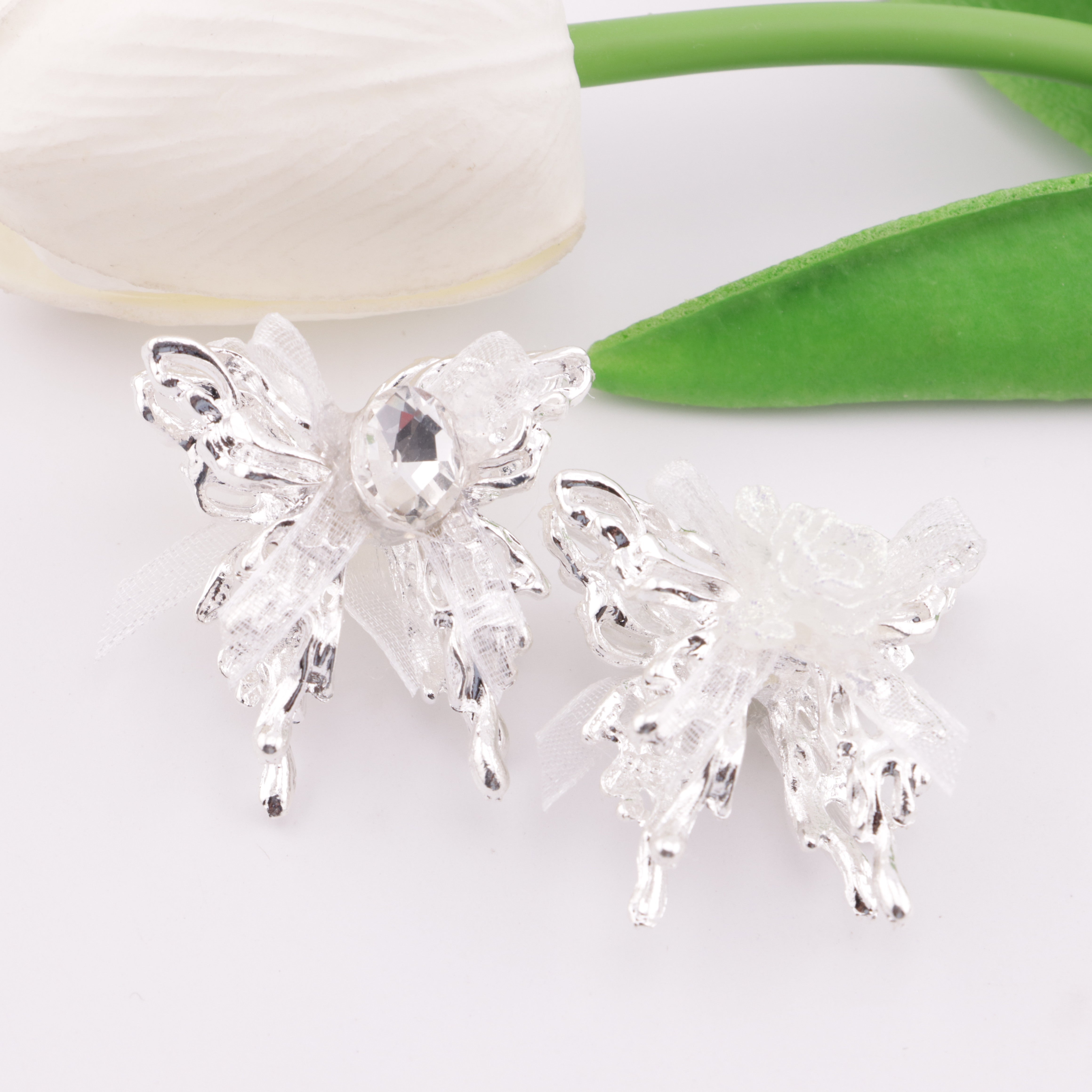 FS5893- Bowknot, Butterfly Metal Beads, Fit For Pen