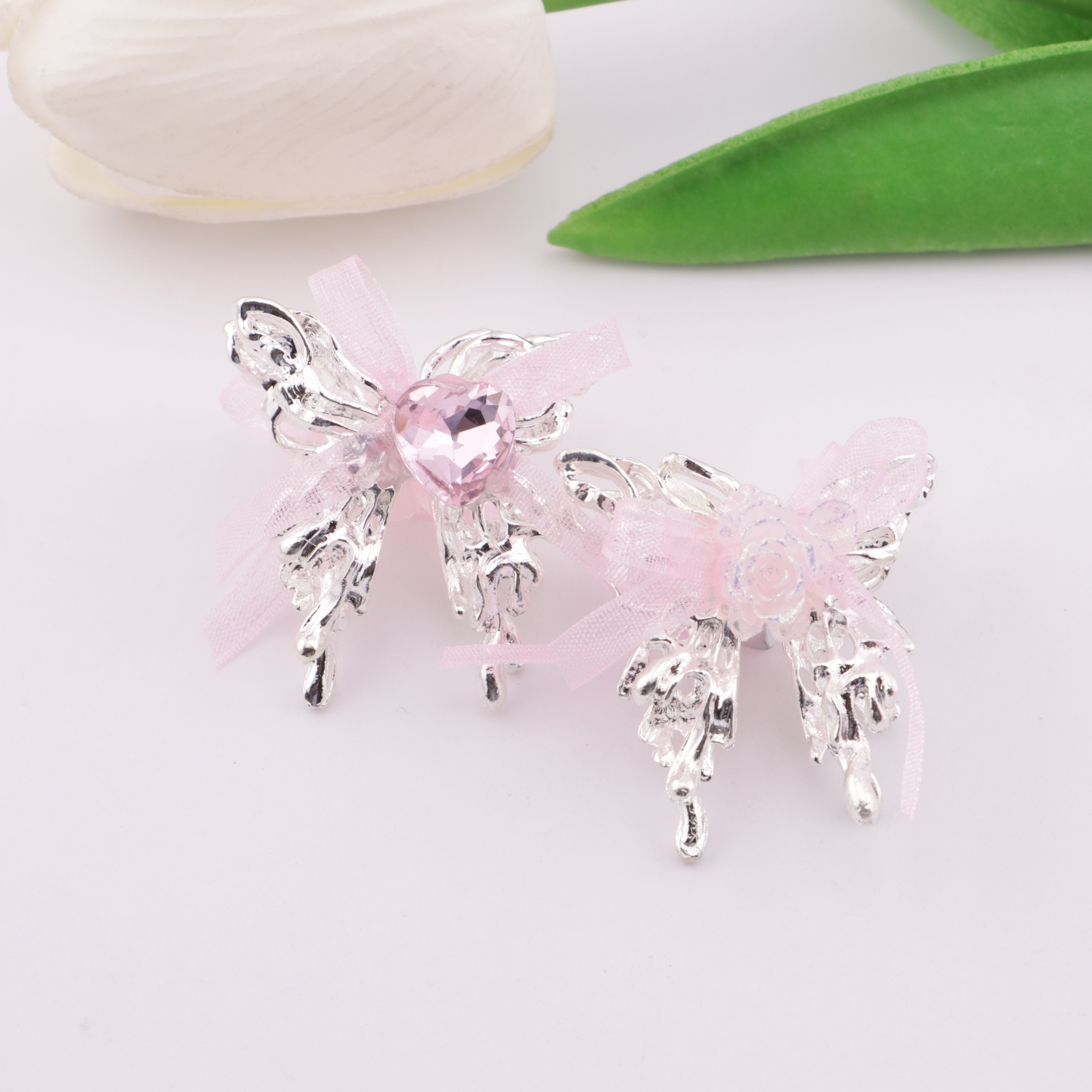 FS5893- Bowknot, Butterfly Metal Beads, Fit For Pen