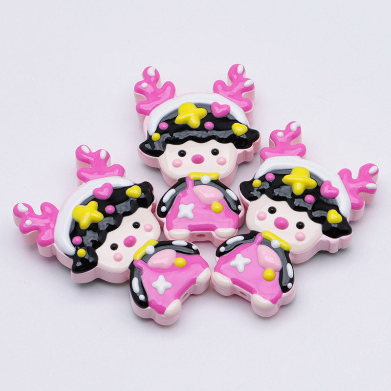 FS2474- Hand - Painted Beads